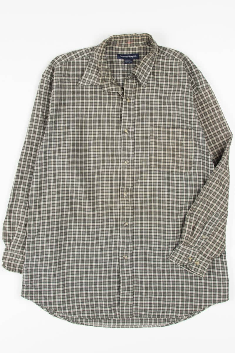 Green Plaid Button Up Shirt 3