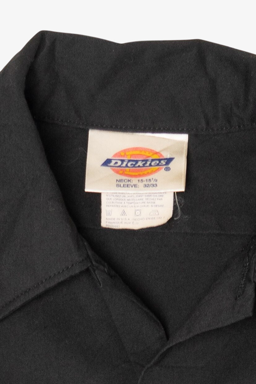 Vintage Black Dickies Button Up Shirt (1990s)