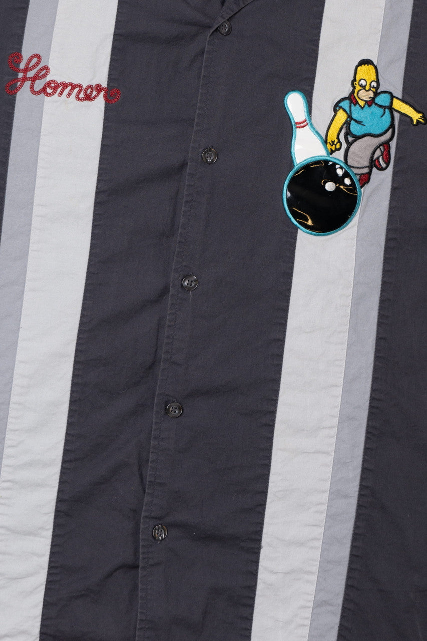 Vintage 2002 "Springfield Bowlarama" Homer Simpson Bowling Shirt