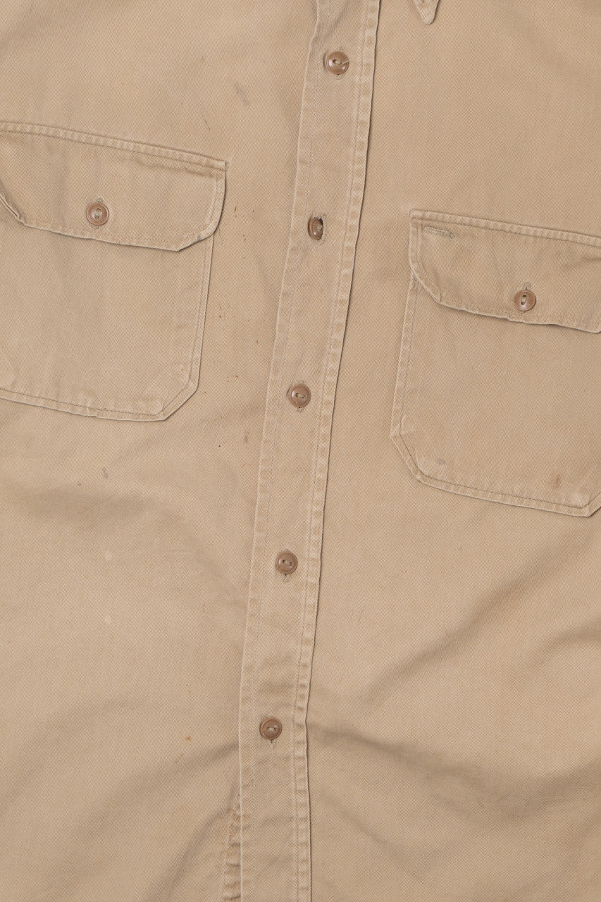 Vintage Double Pocket Match Me Button Up Shirt