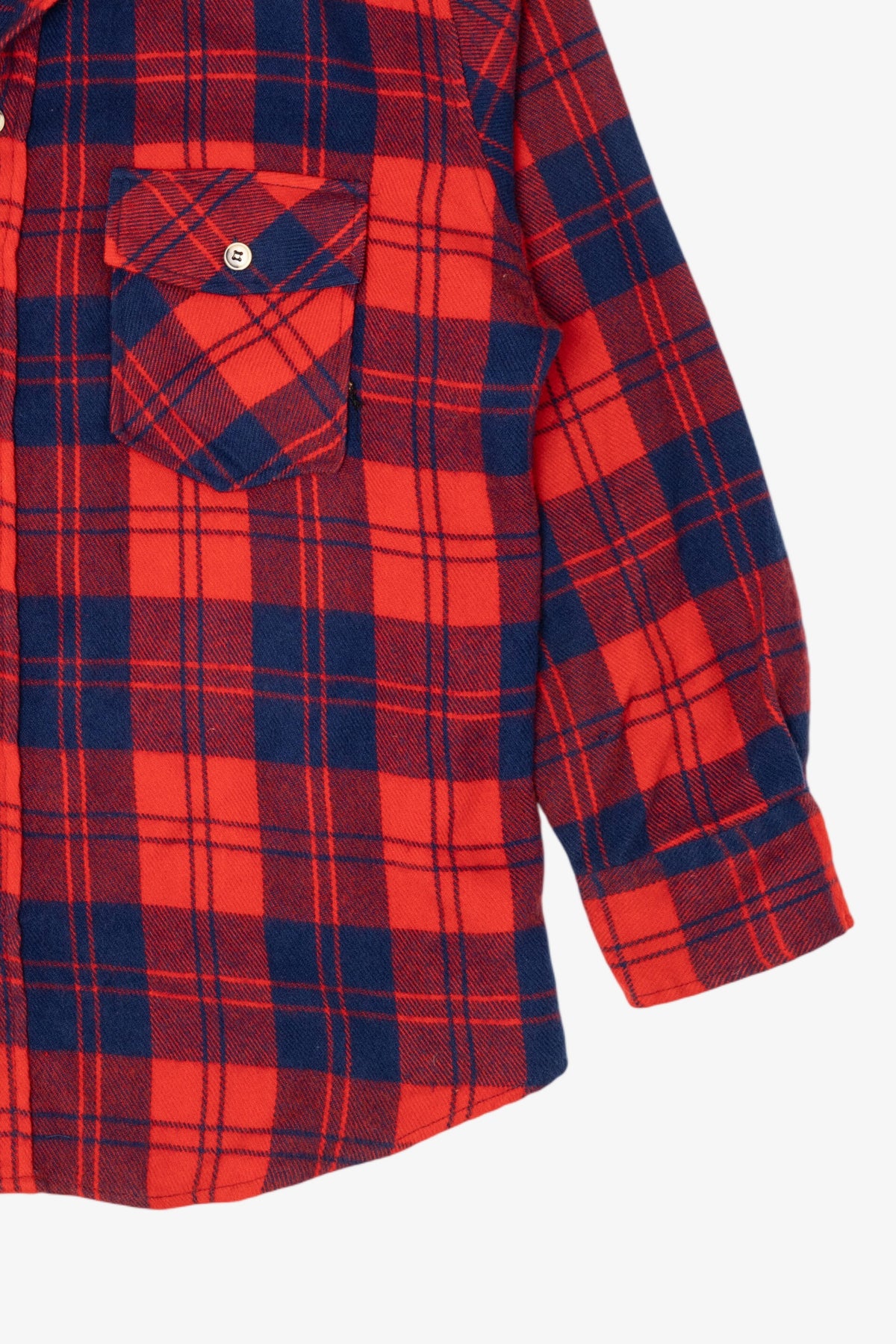 Vintage Red Appalachian Trail Flannel Button Up Shirt (1990s)