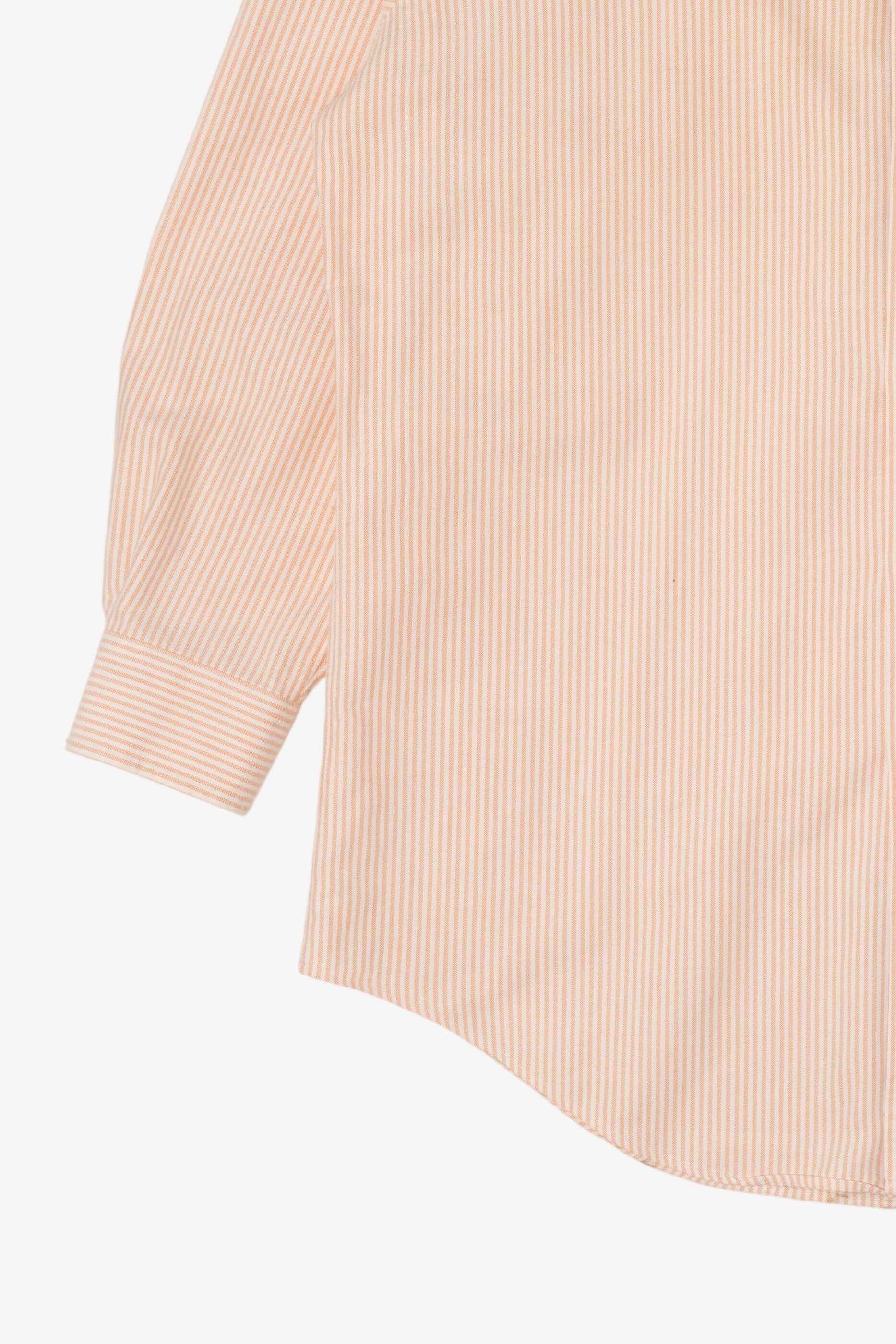 Vintage Striped Peach Ralph Lauren Button Up Shirt (1990s)
