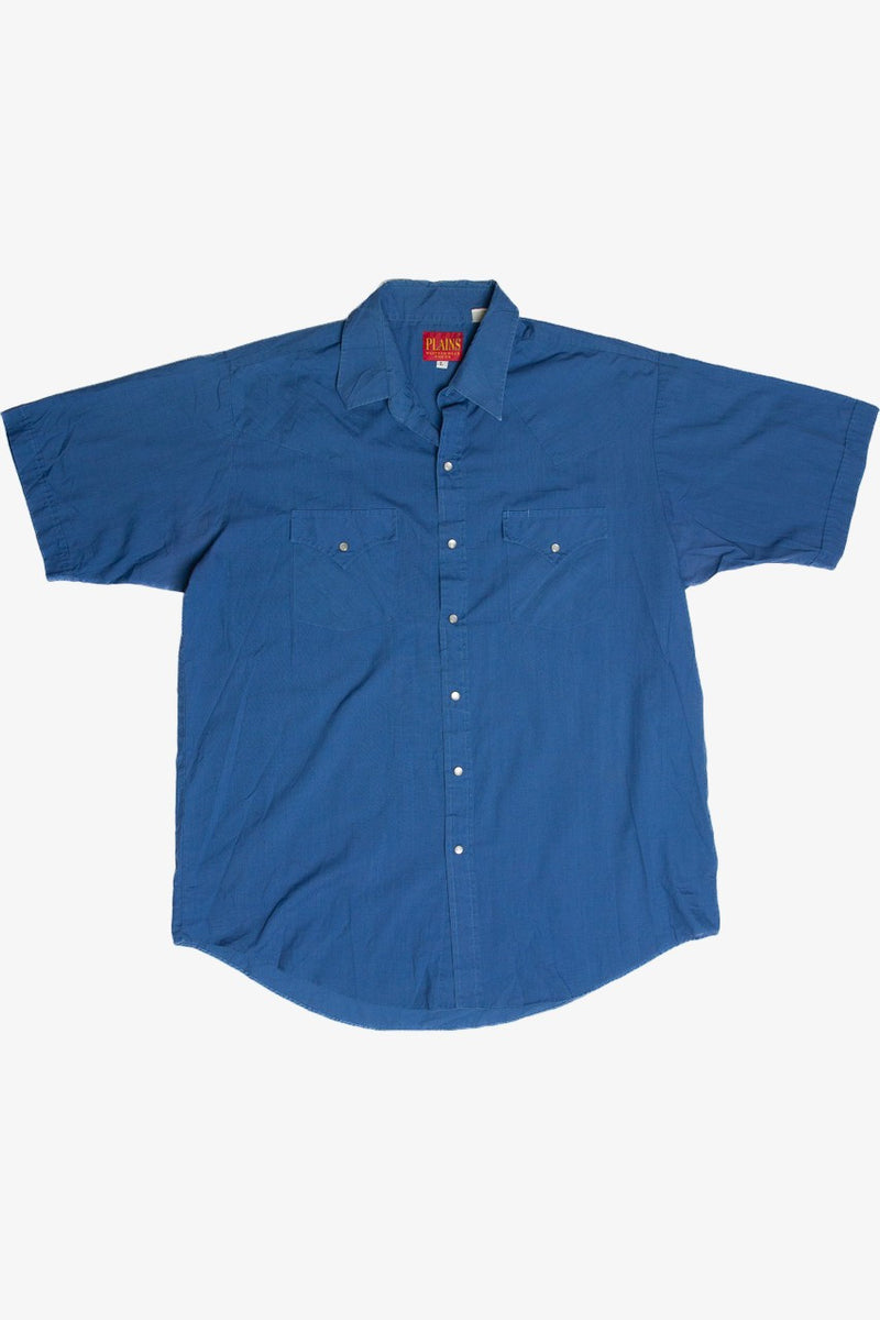 Blue Classic Button-Up Shirt main image 1