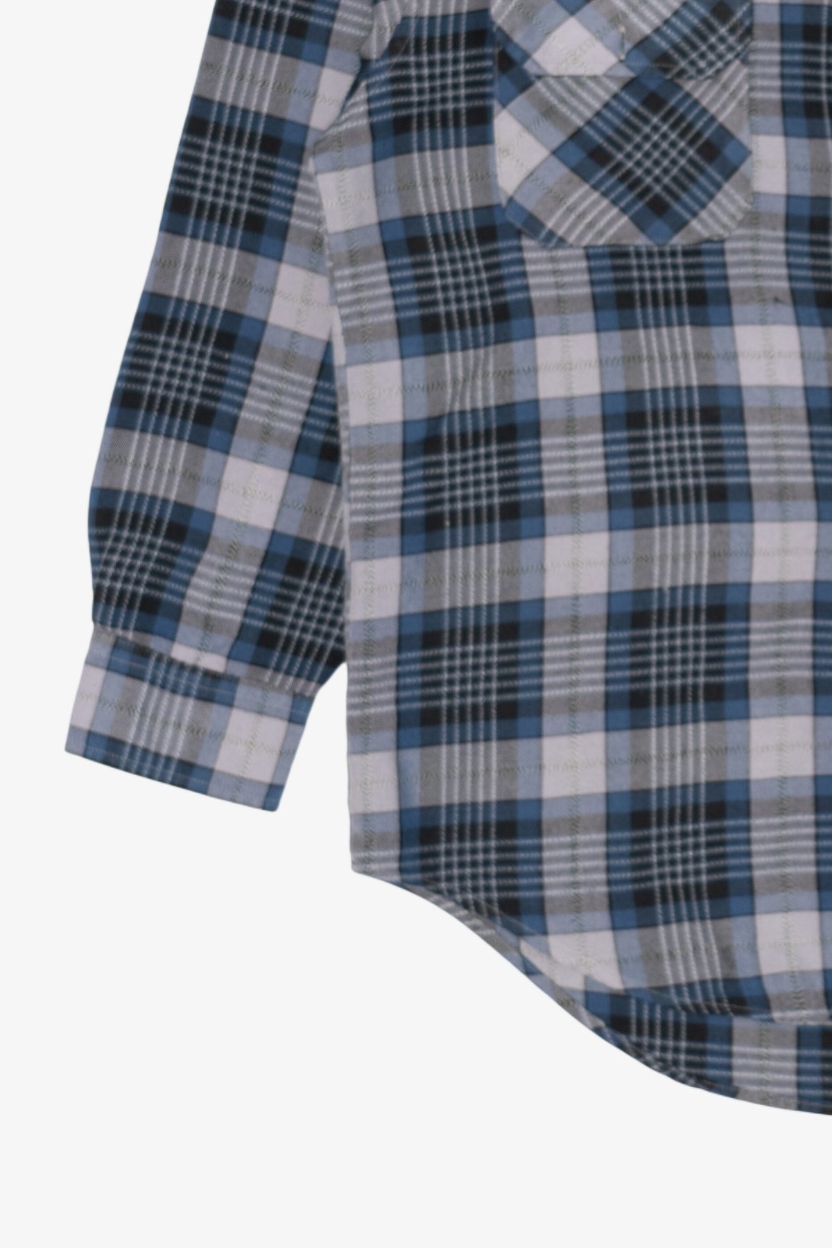 Vintage Blue Northwest Territory Button Up Shirt (1990s)