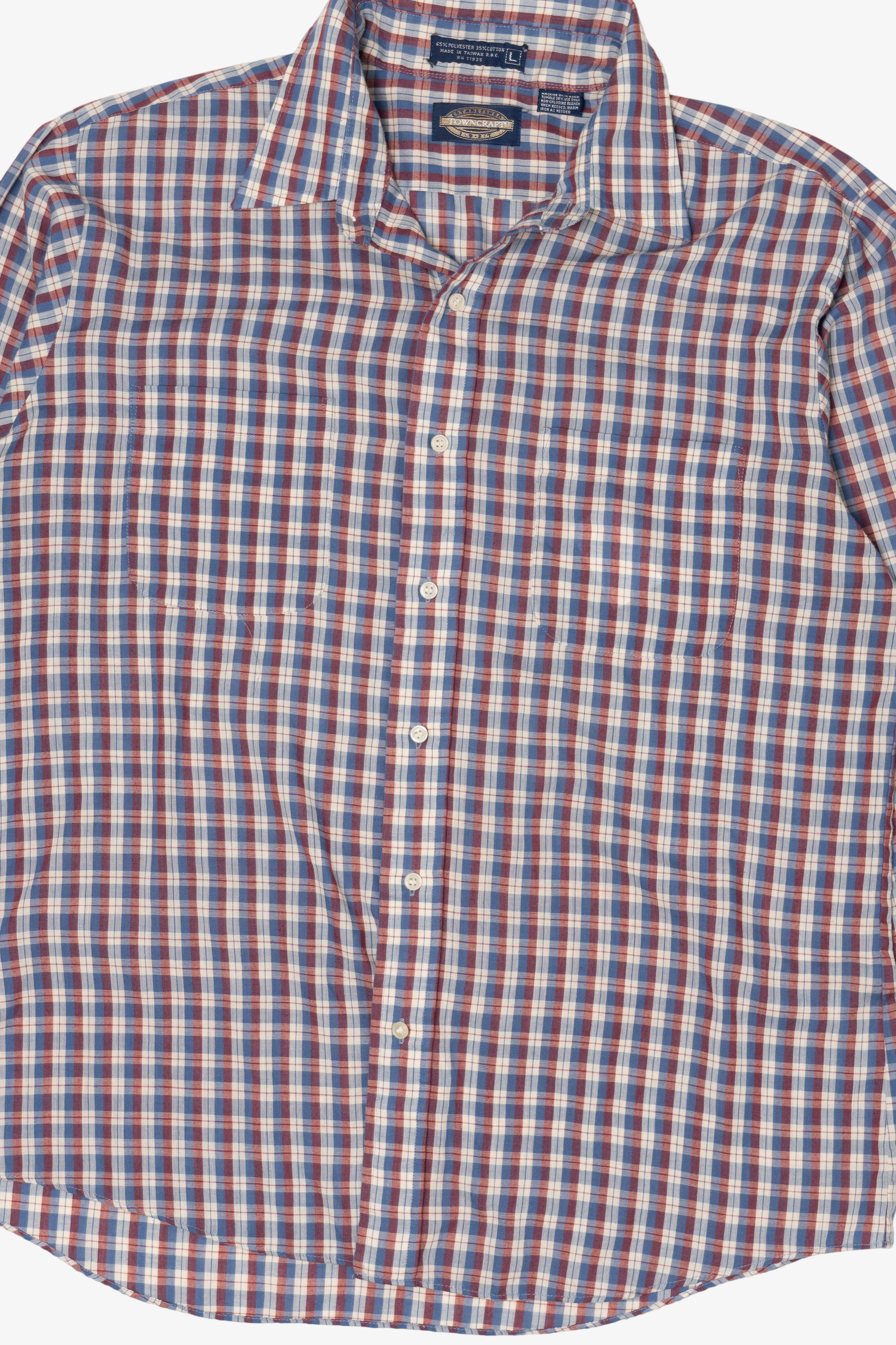 Vintage Towncraft Plaid Button Up Shirt (1980s)
