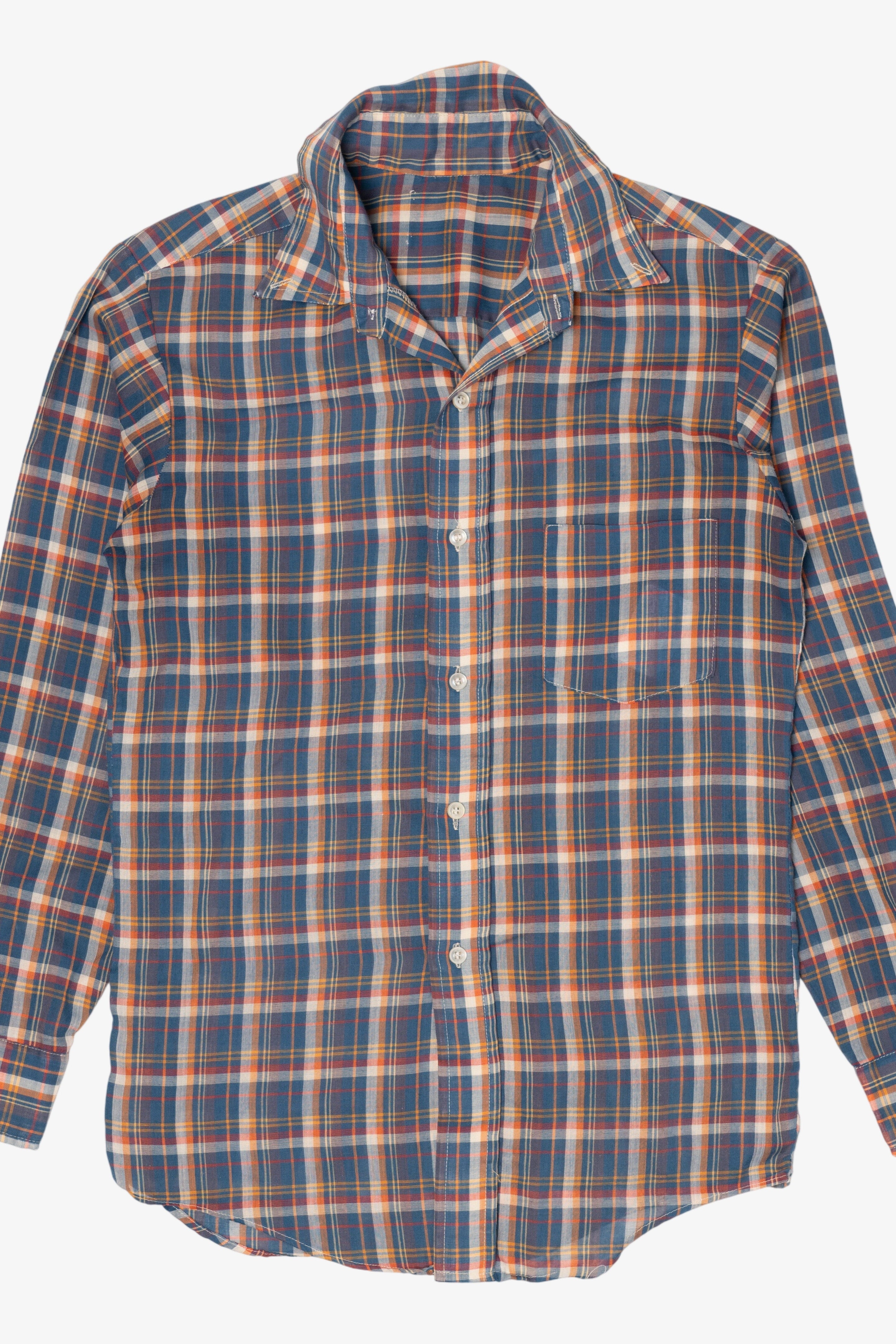 Vintage Plaid Button Up Shirt (1990s)