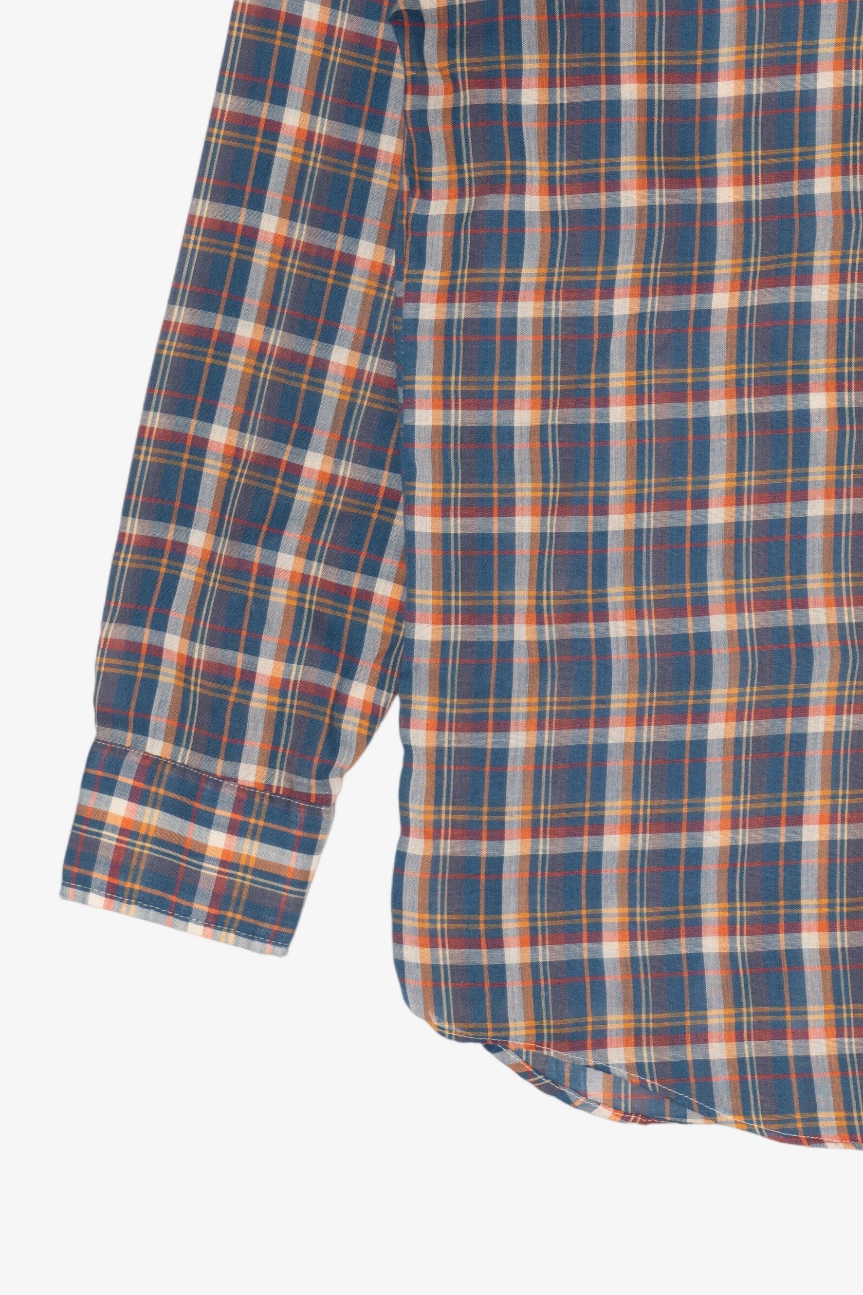 Vintage Plaid Button Up Shirt (1990s)