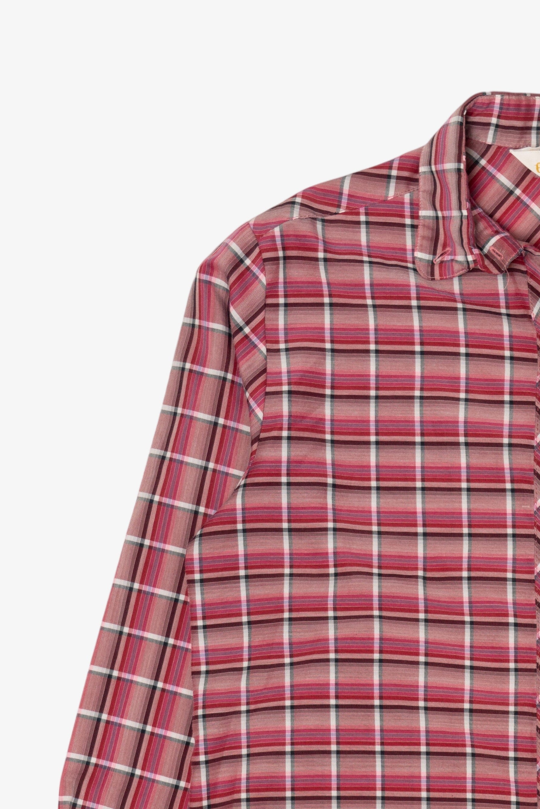 Vintage Red Plaid Ecco Bay Button Up Shirt (1970s)