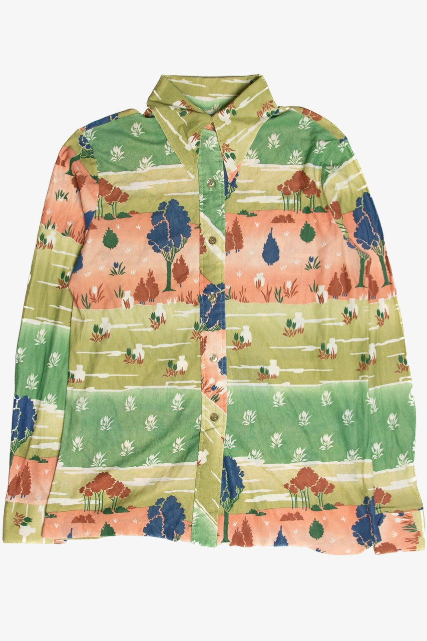 Vintage Tails End Button Up Shirt