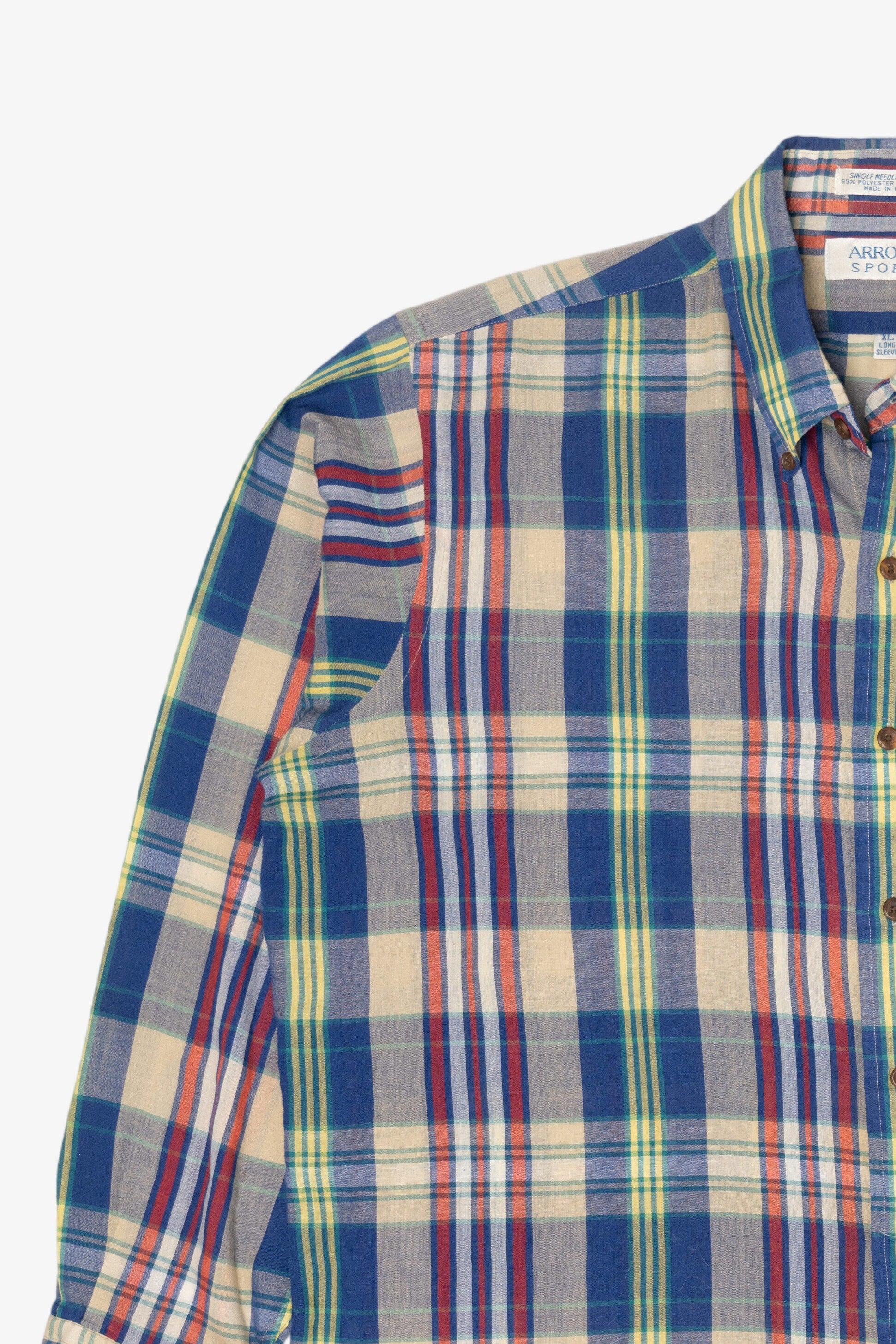 Vintage Arrow Sport Single Needle Tailoring Button Up Shirt (1980s)