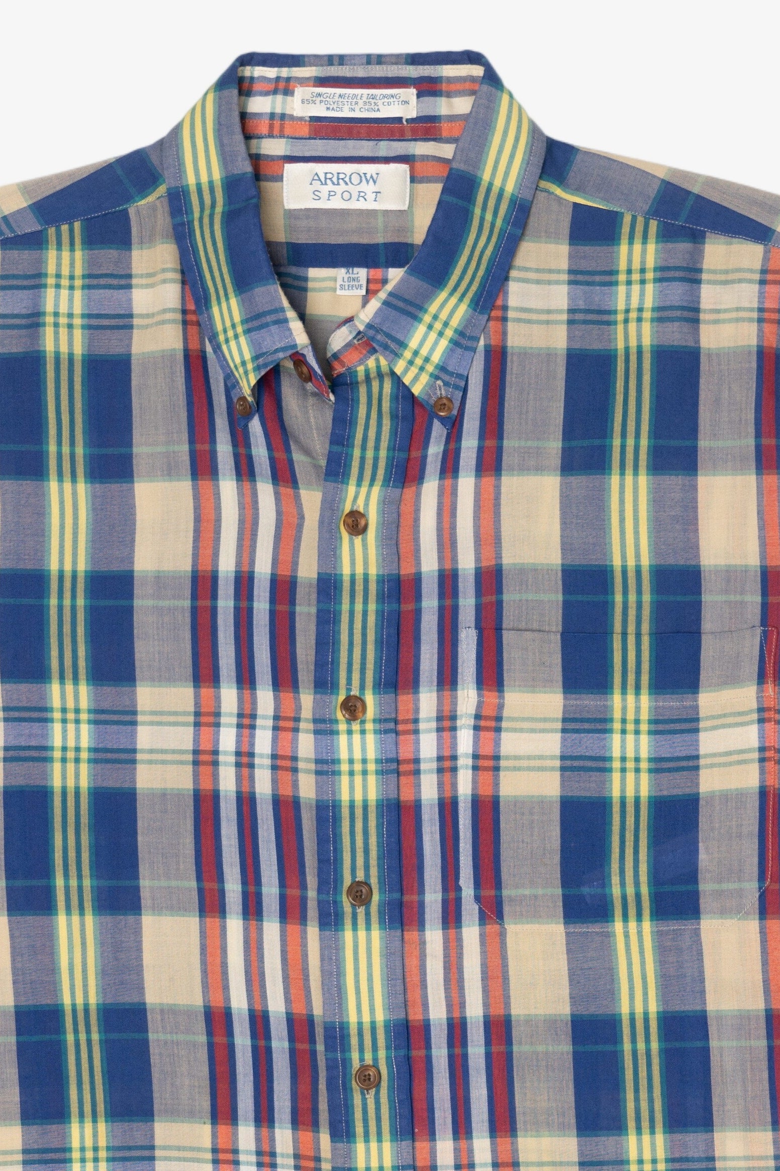 Vintage Arrow Sport Single Needle Tailoring Button Up Shirt (1980s)