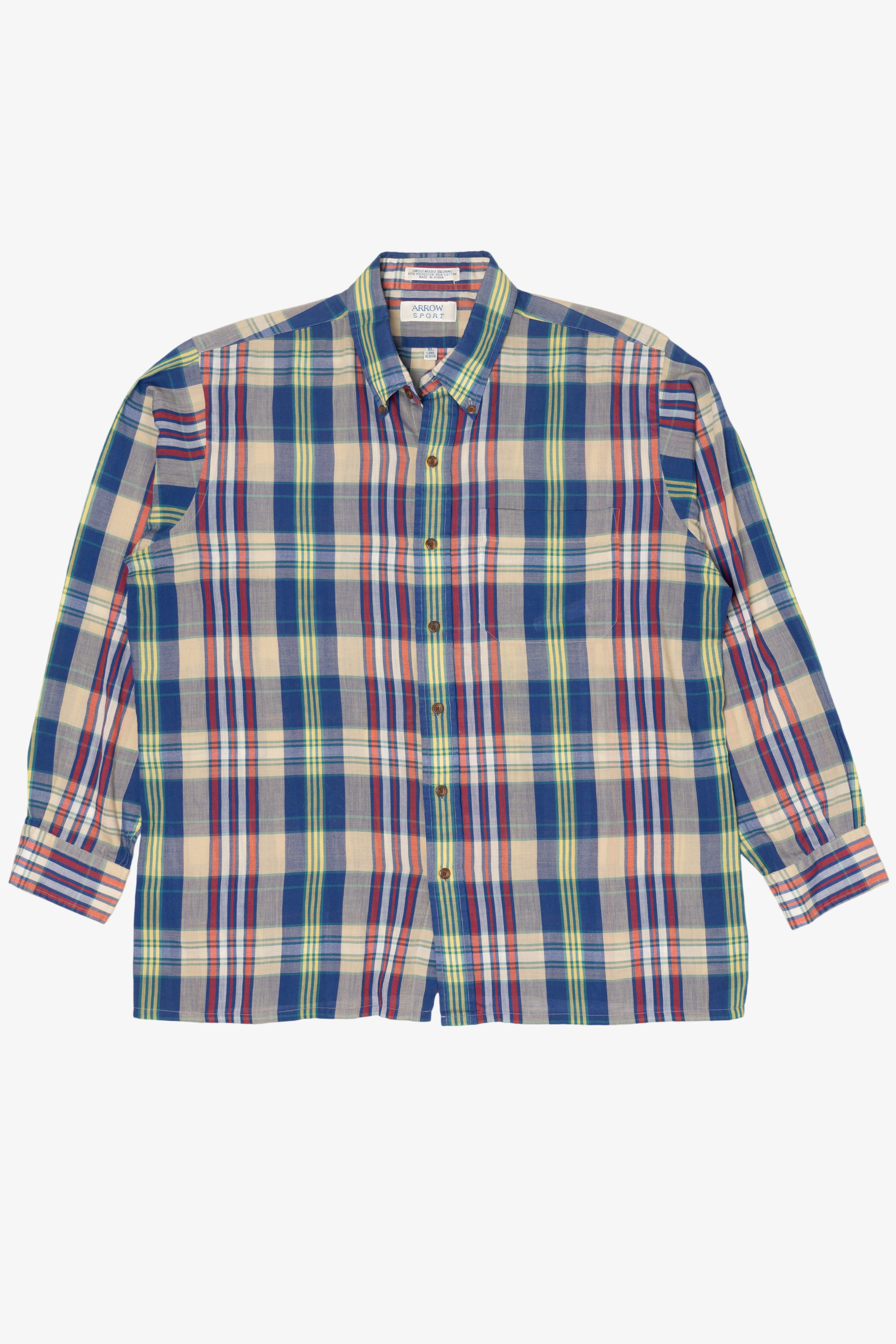Vintage Arrow Sport Single Needle Tailoring Button Up Shirt (1980s)