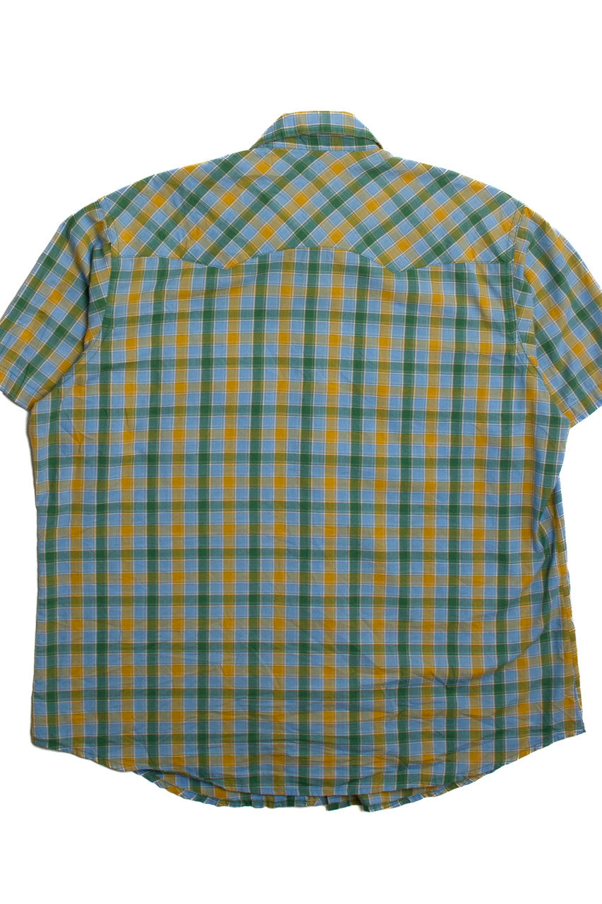 Vintage Wrangler Short Sleeve Button Up Shirt (1990s) 1109