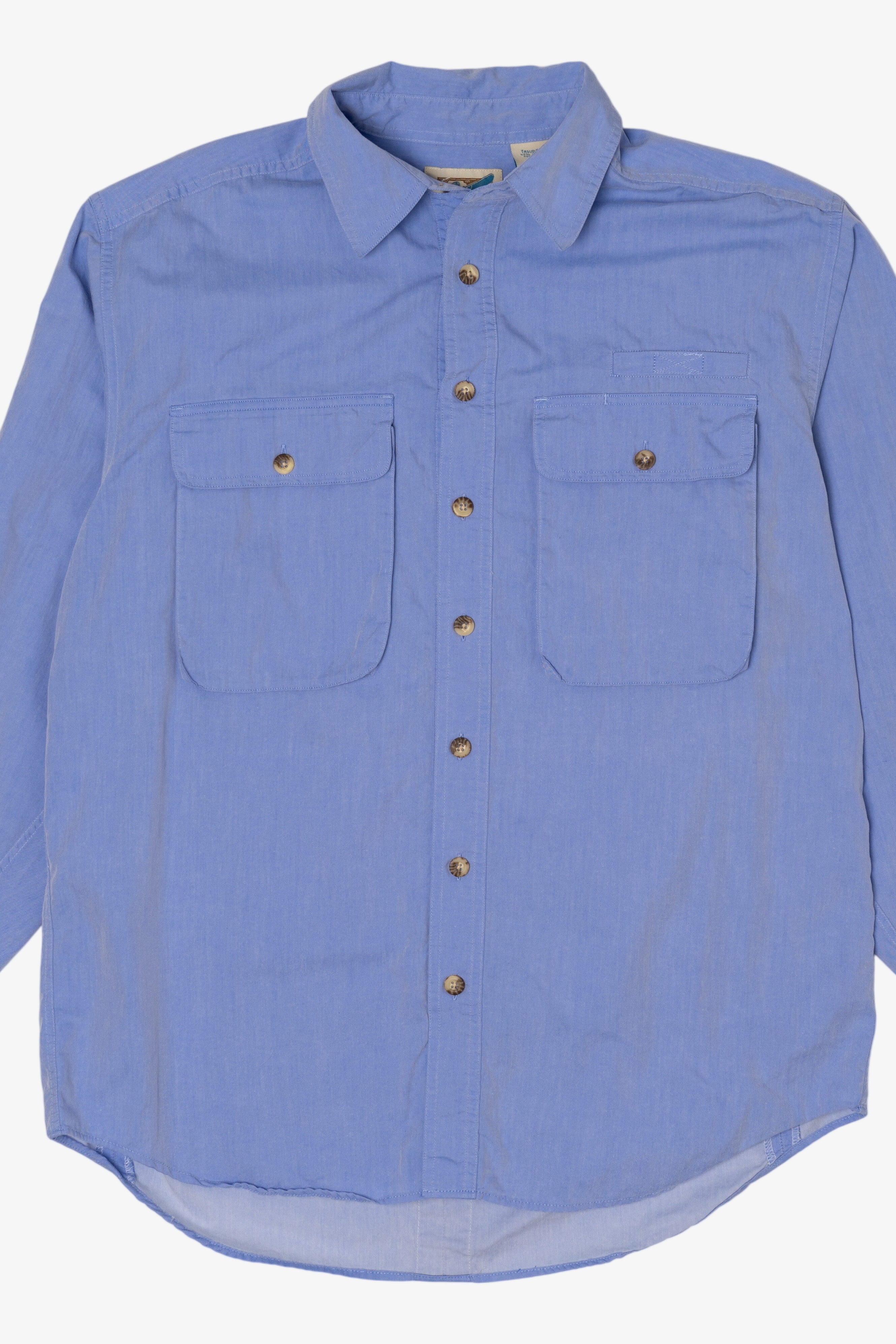 Vintage Blue Travel Smith Button Up Shirt (1990s)