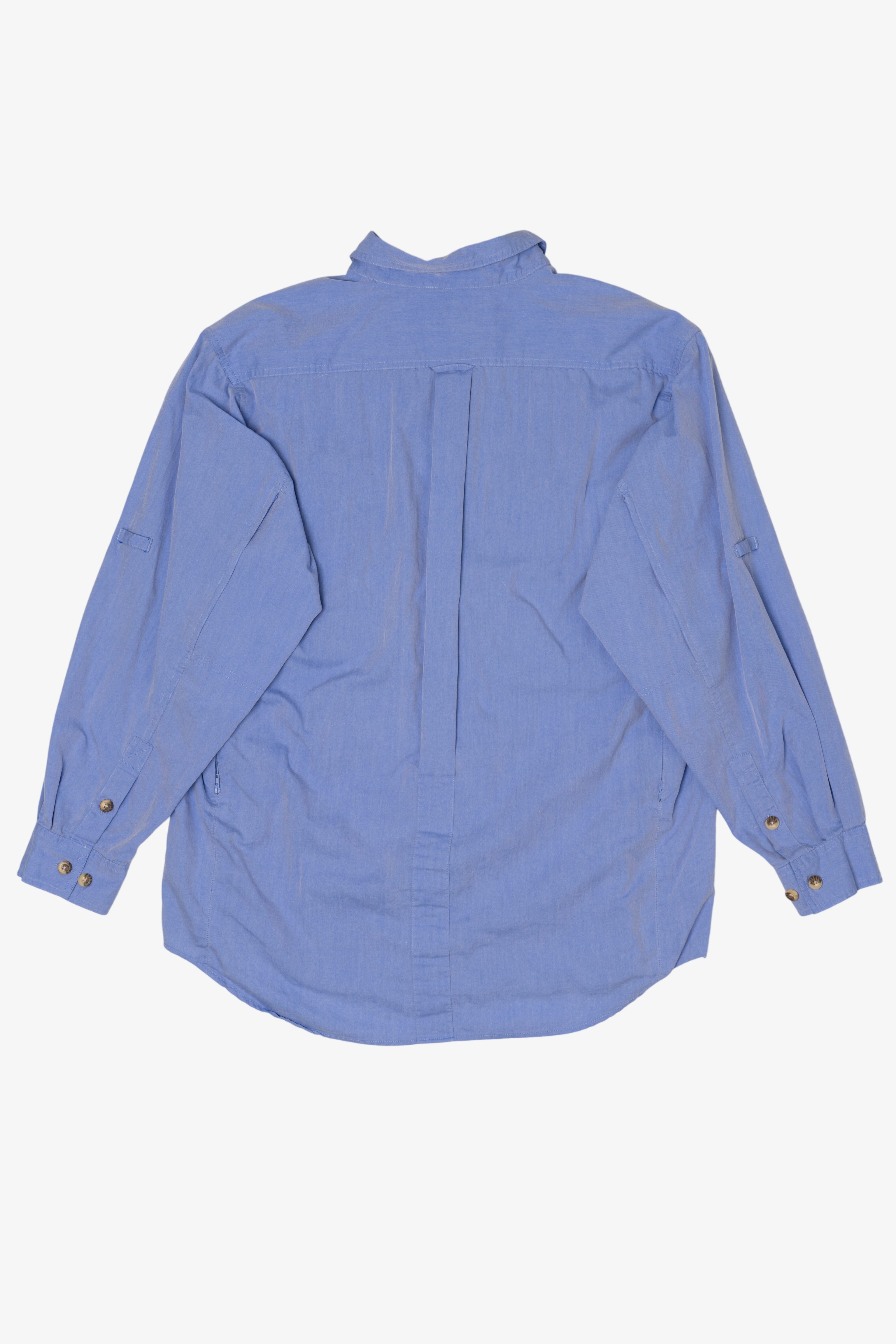 Vintage Blue Travel Smith Button Up Shirt (1990s)