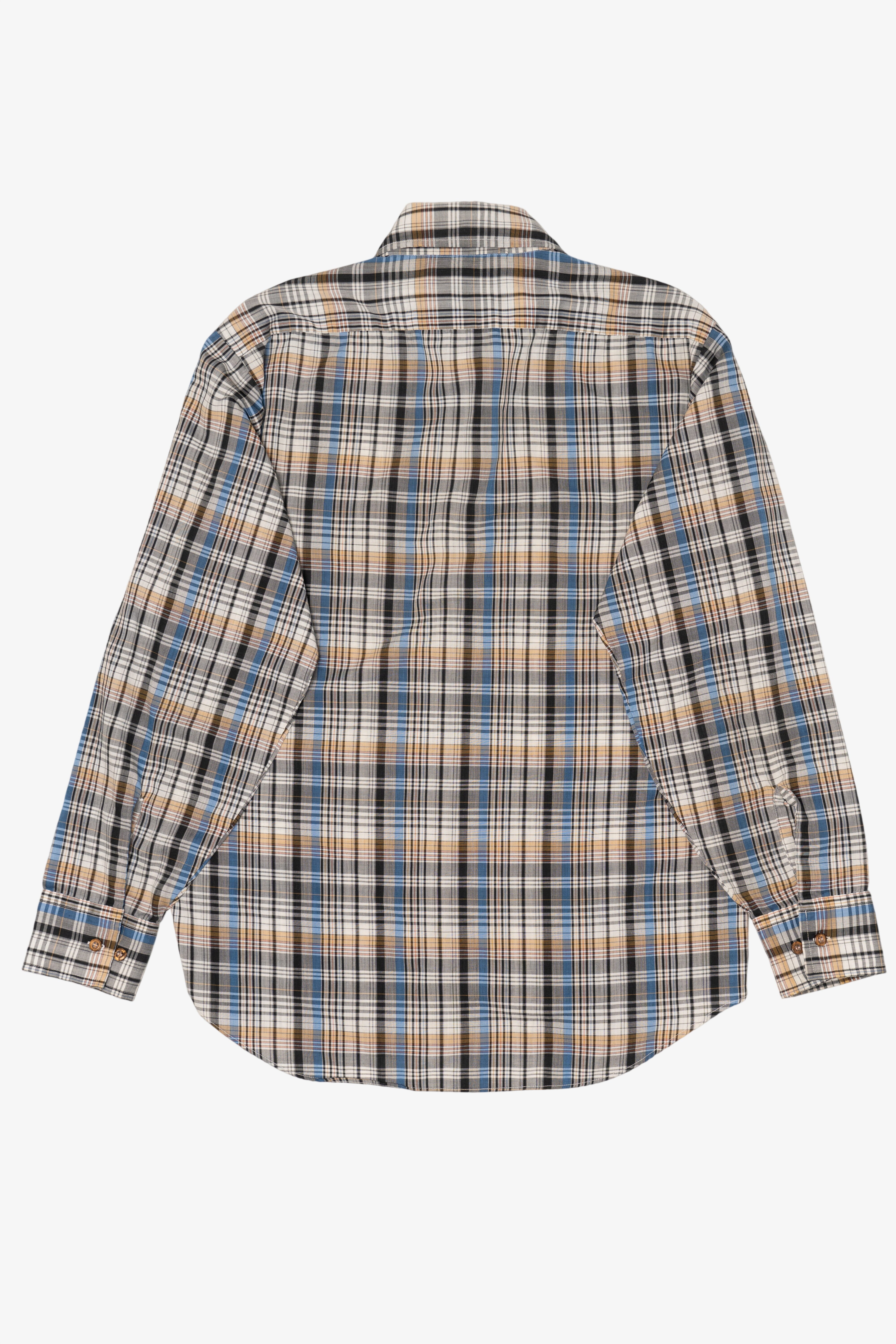 Vintage Kingsport Plaid Button Up Shirt (1980s)