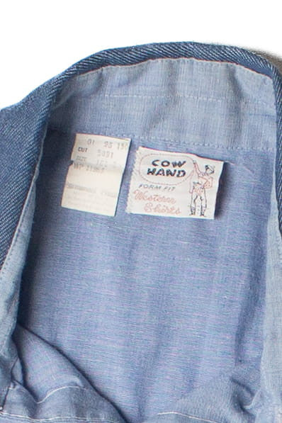Vintage Cow Hand Western Snap Front Shirt