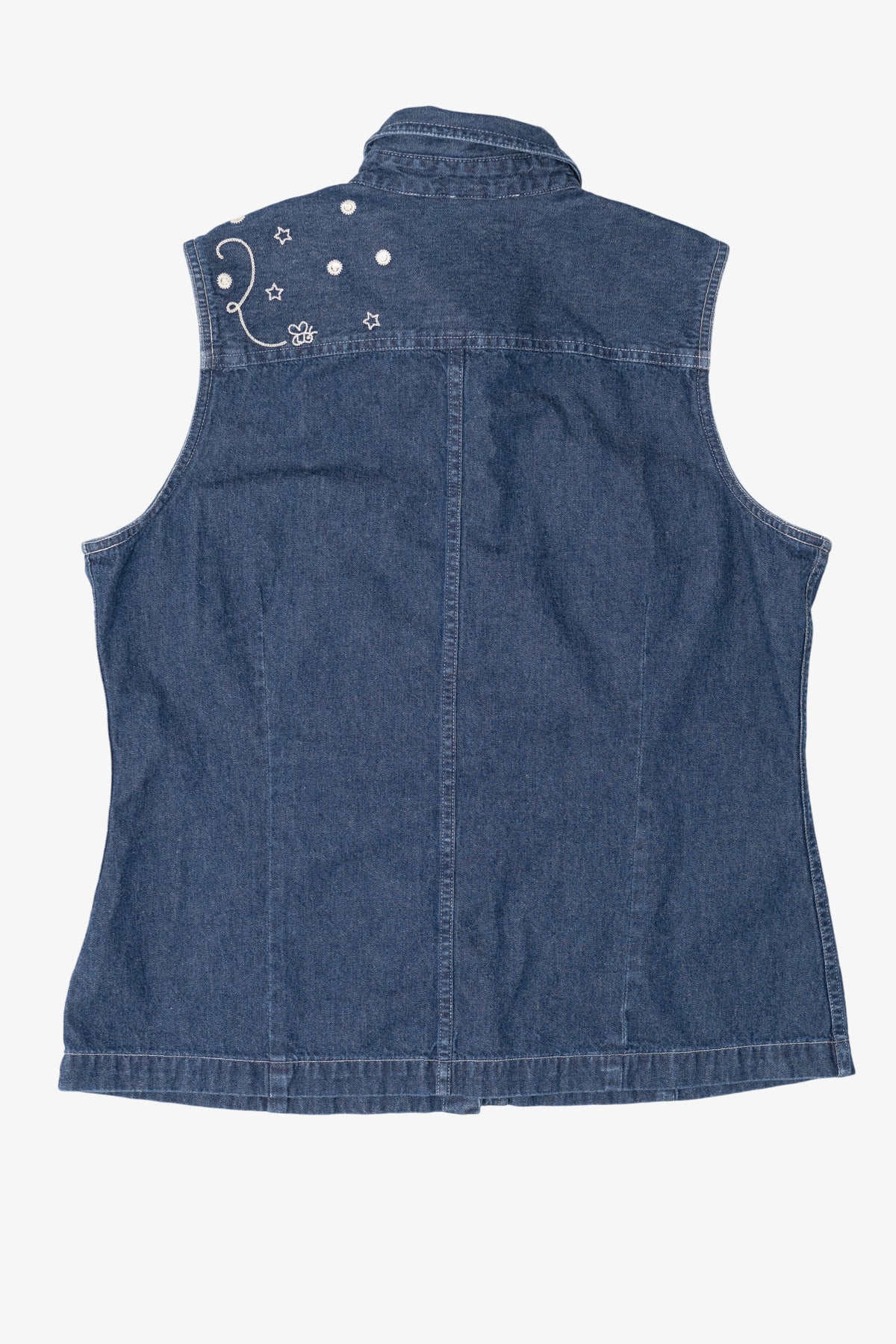 Vintage Disney Winnie The Pooh Honeypot EmbroideredDenim Vest (1990s)