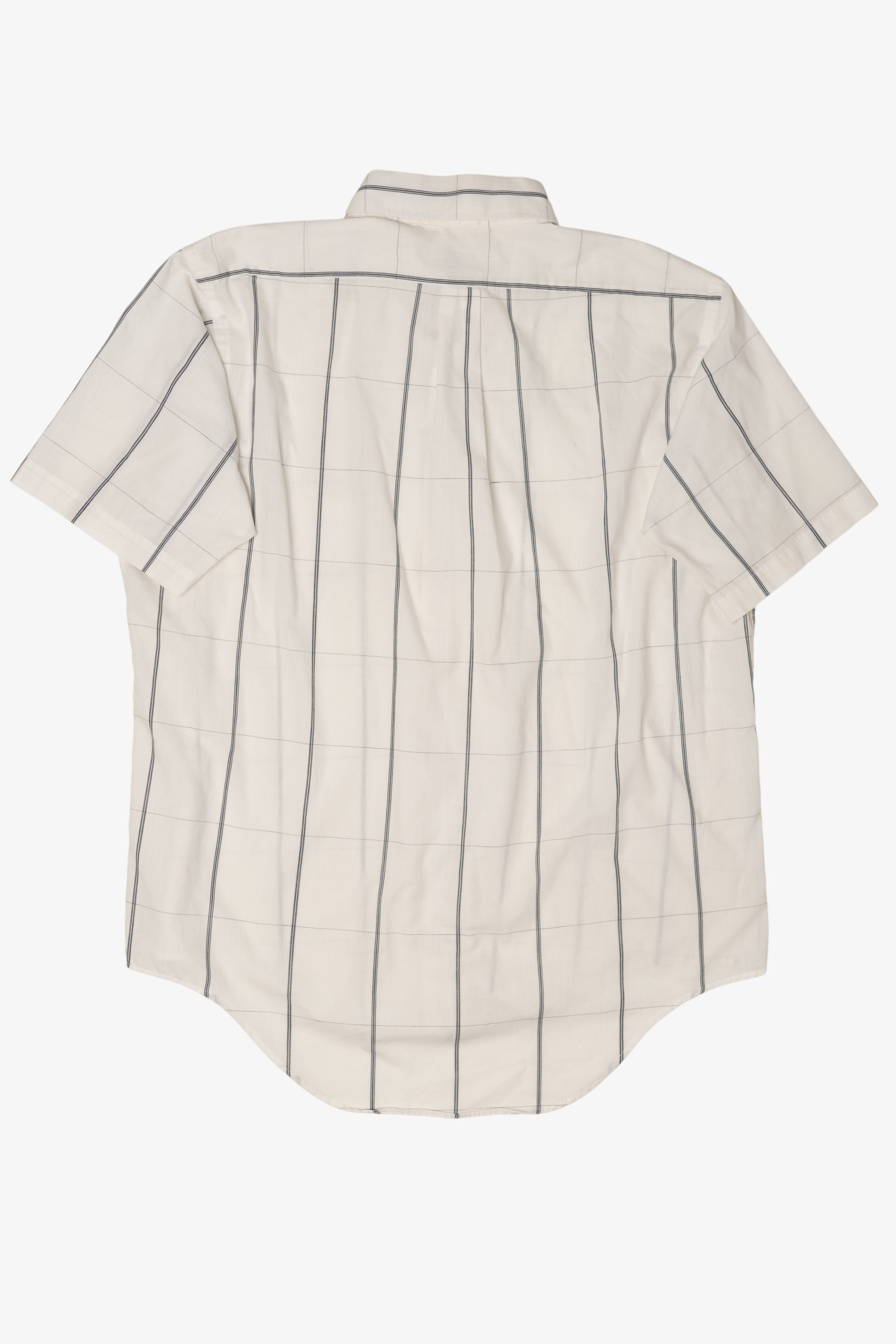 Vintage White Arrow Button Up Shirt (1980s)