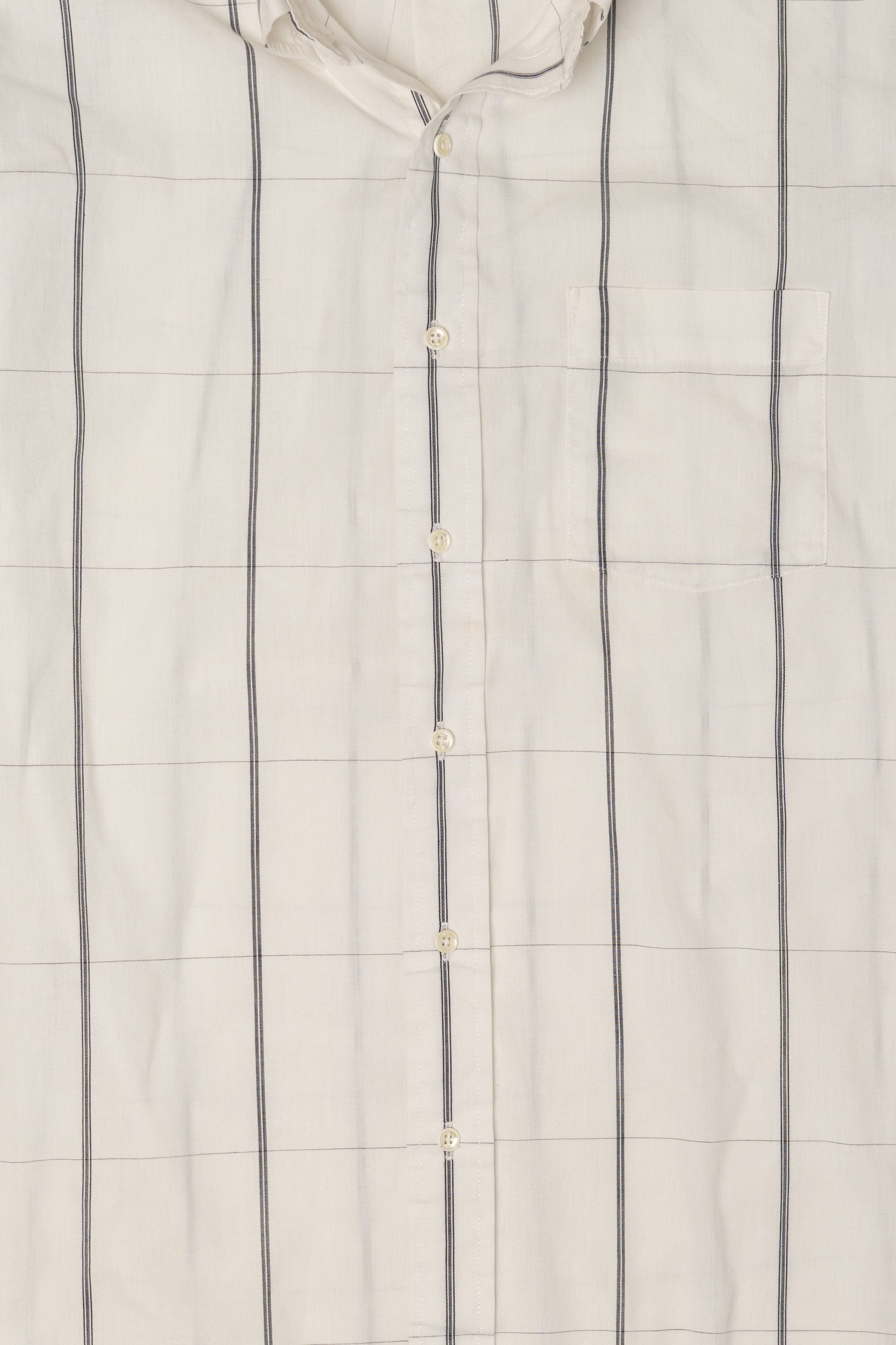 Vintage White Arrow Button Up Shirt (1980s)