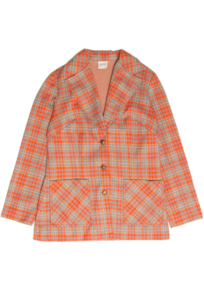Vintage Graff Plaid Blazer