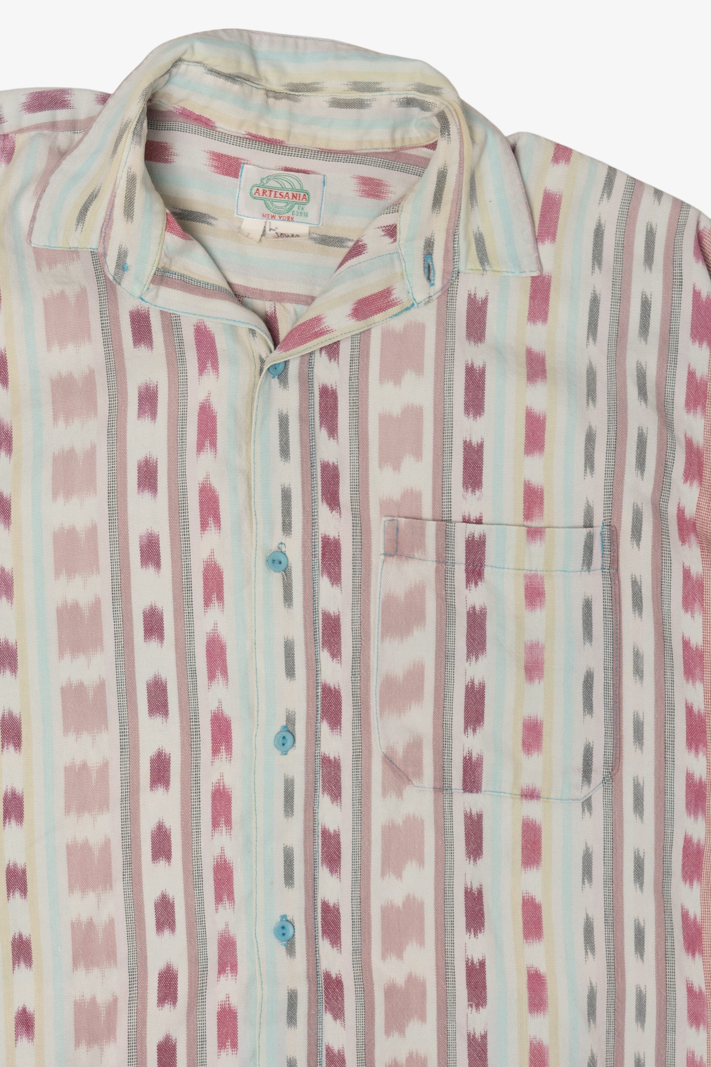 Vintage Striped Artesania Button Up Shirt (1990s)