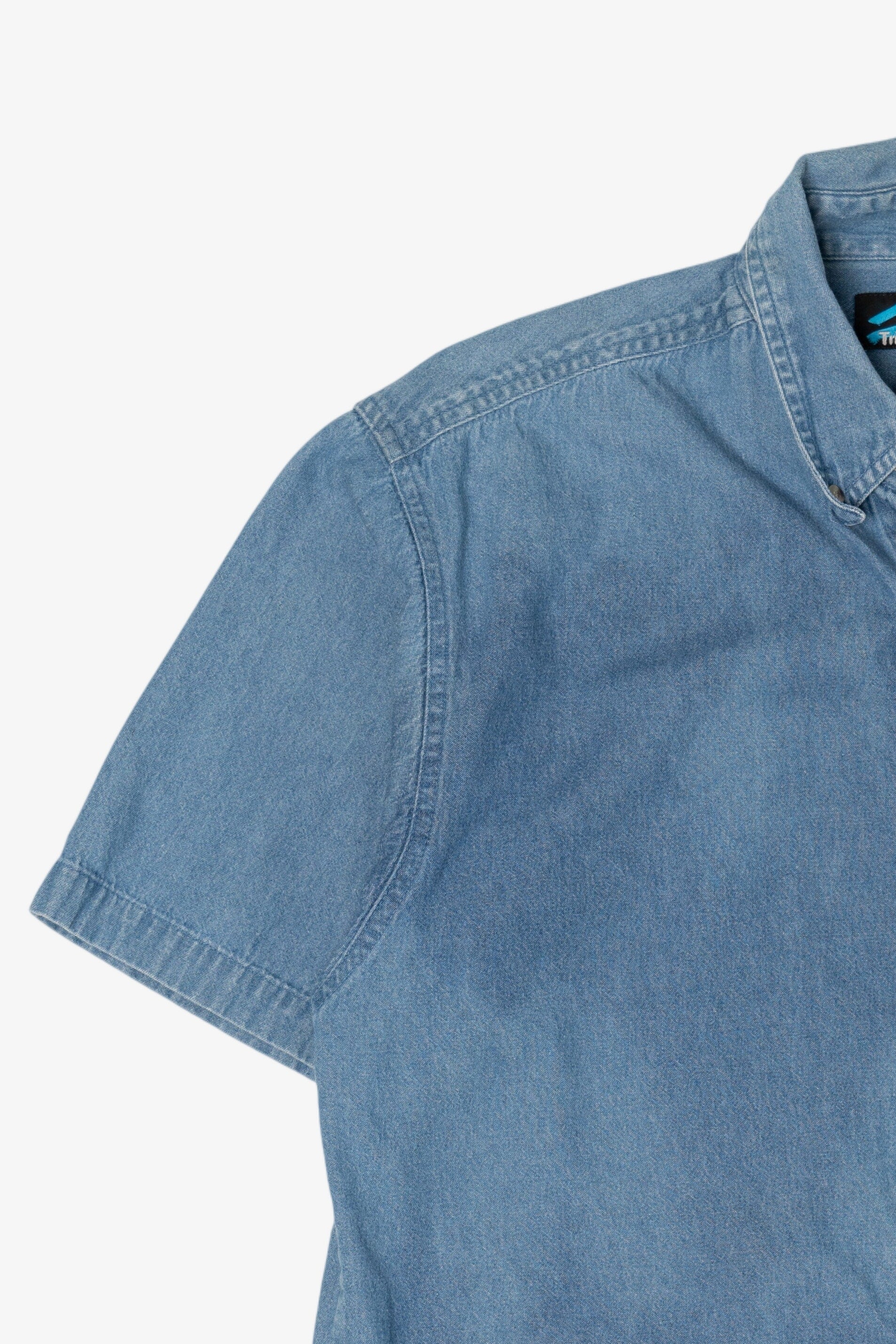Vintage Tri Mountain Denim Button Up Shirt (1990s)