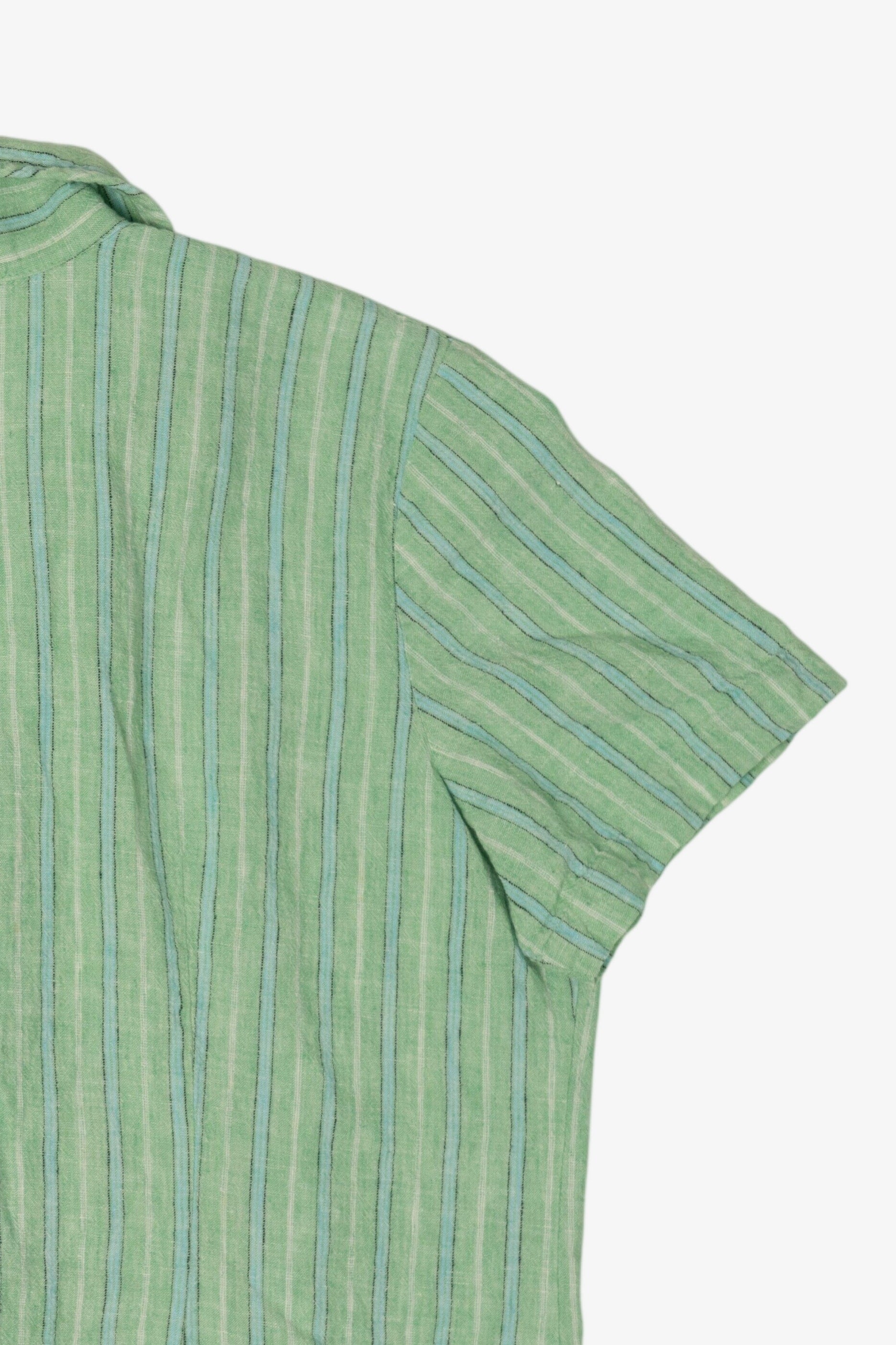 Vintage Light Green Striped Napa Valley Button Up Shirt (2000s)
