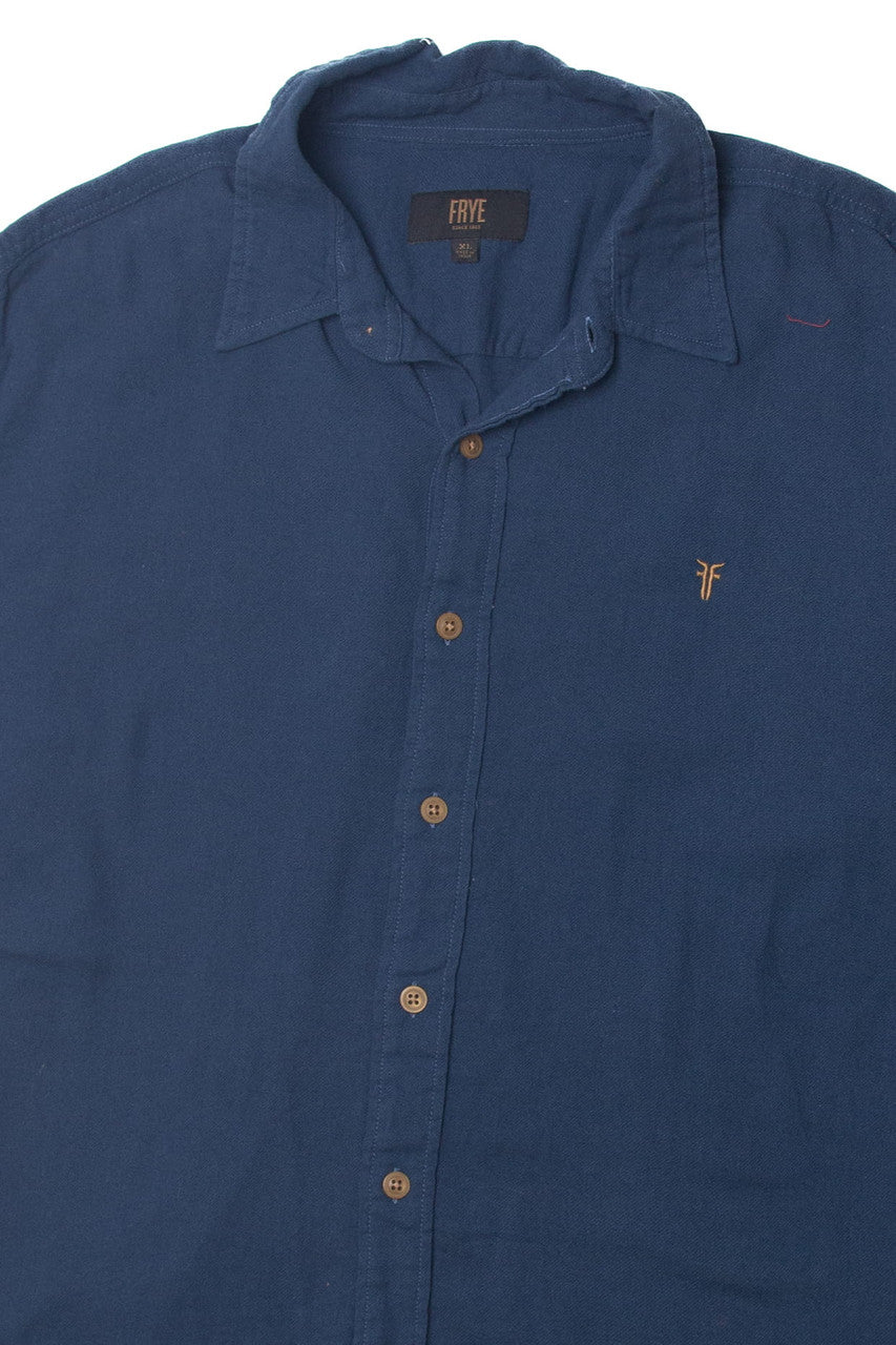 Frye Blue Button Up Shirt