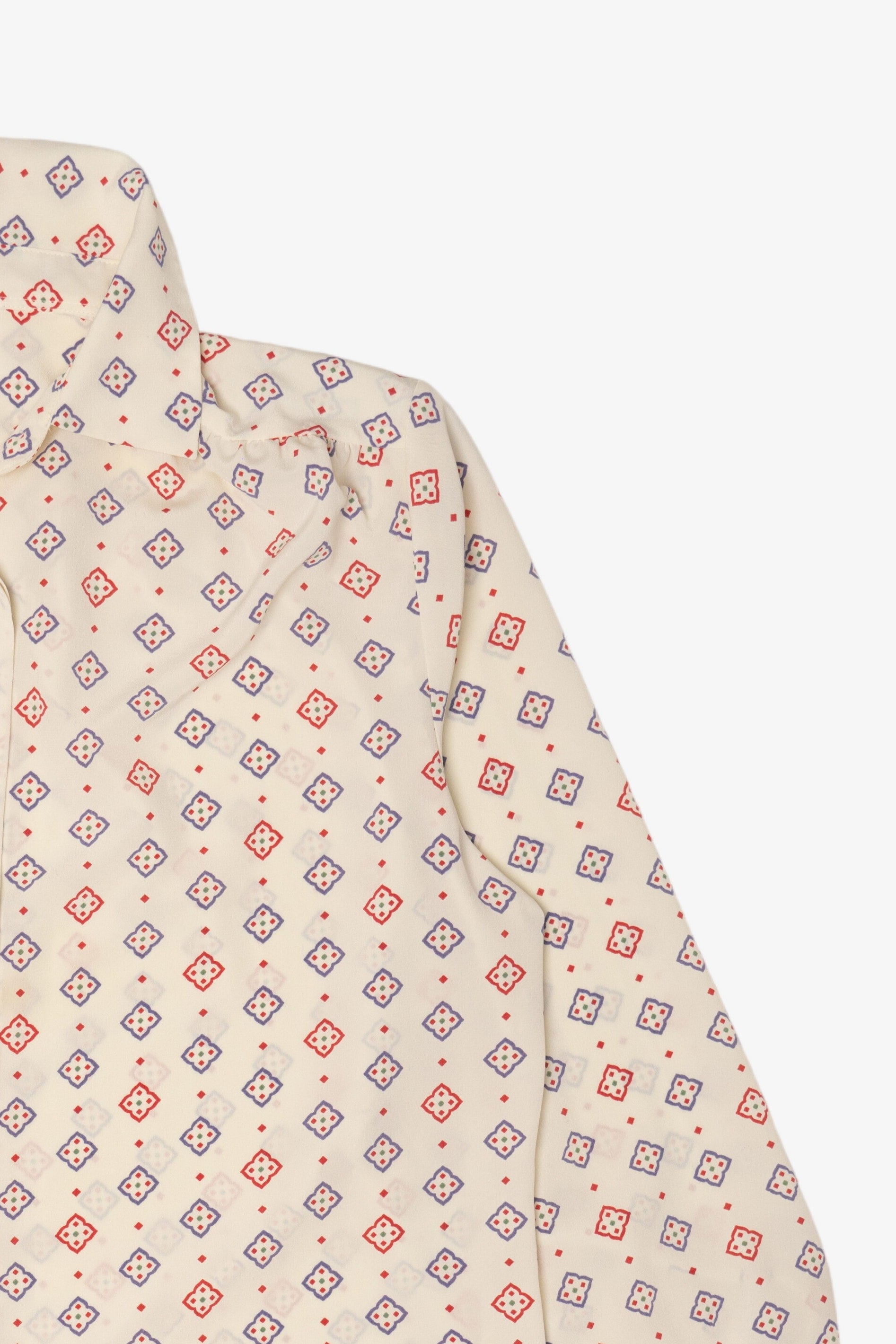 Vintage Bleyle Geometric Pattern Button Up Shirt (1980s)