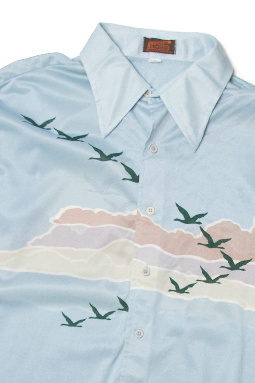 L'Etoile Flock Of Birds Button Up Shirt