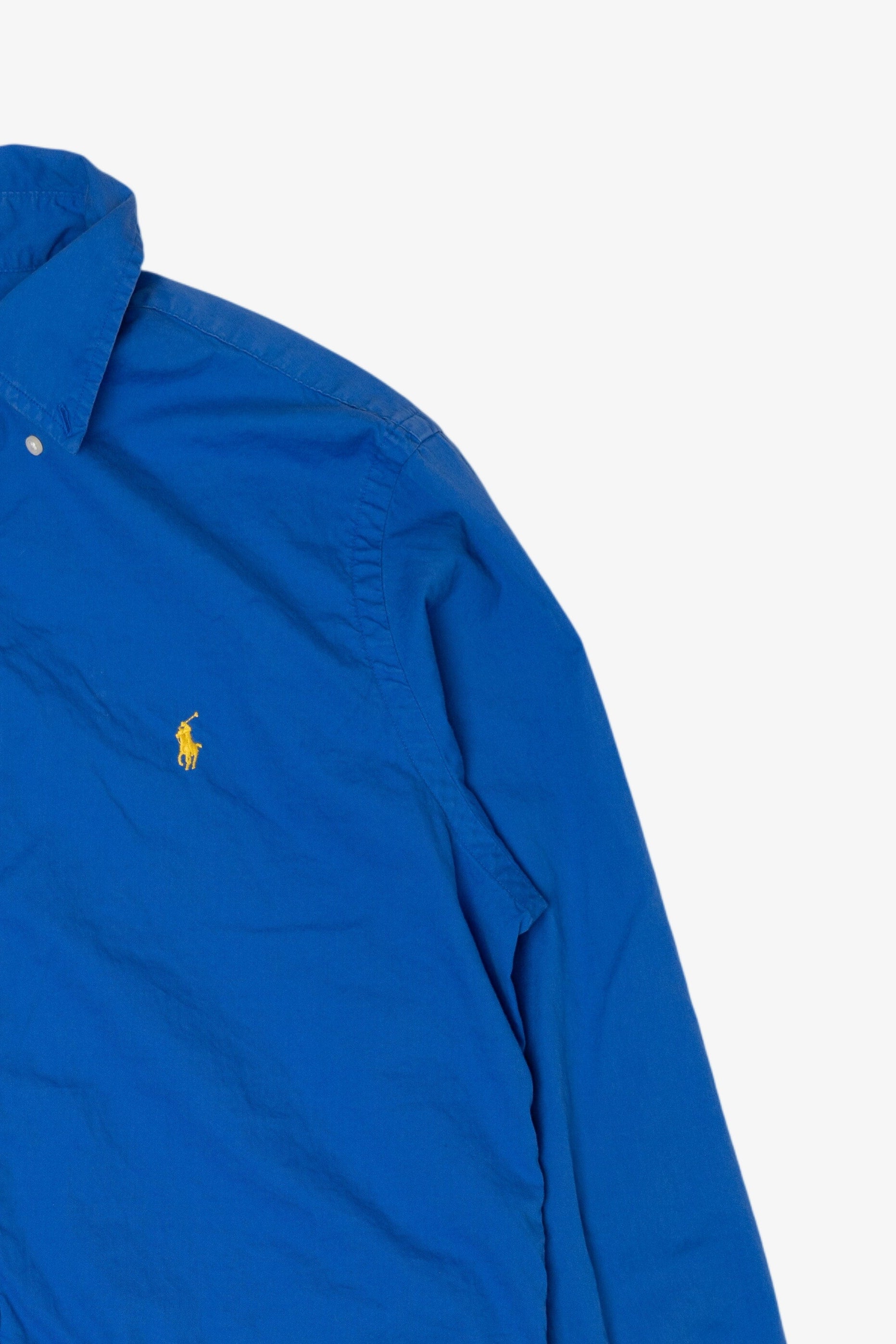 Vintage Blue Ralph Lauren Button Up Shirt (1990s)