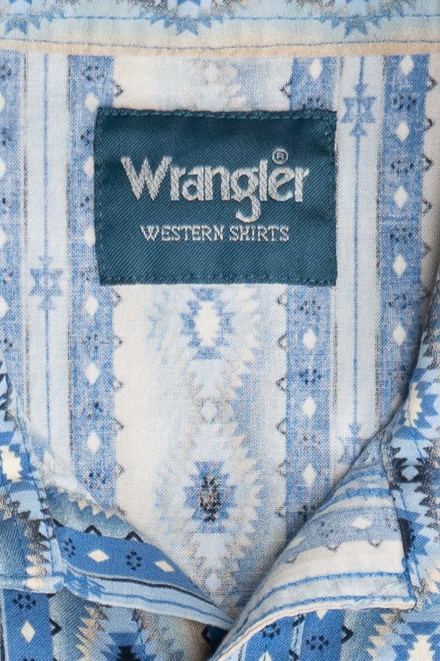 Vintage Wrangler Western Snap Button Up Shirt (2000s)