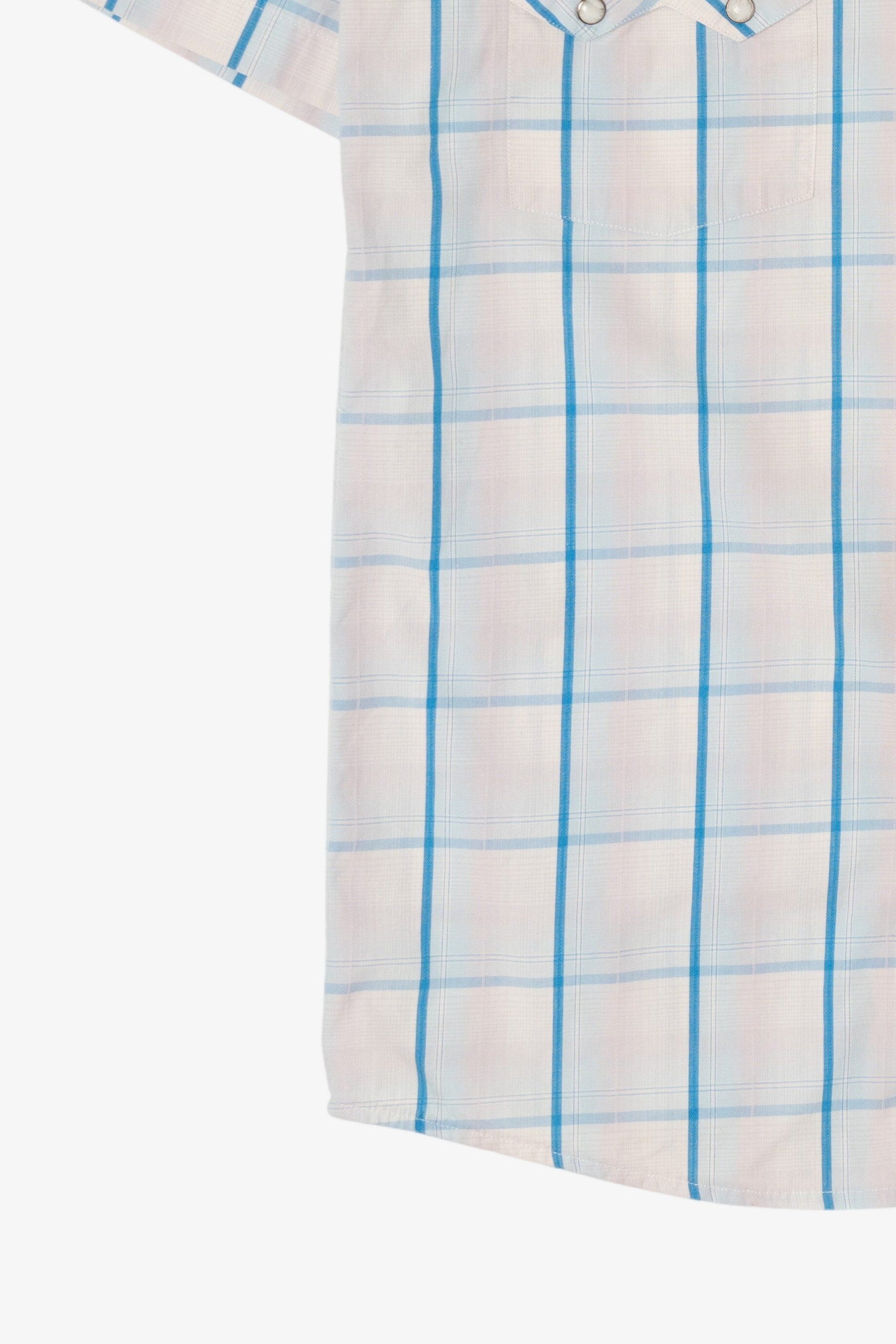 Vintage Larry Mahan Plaid Button Up Shirt (1990s)