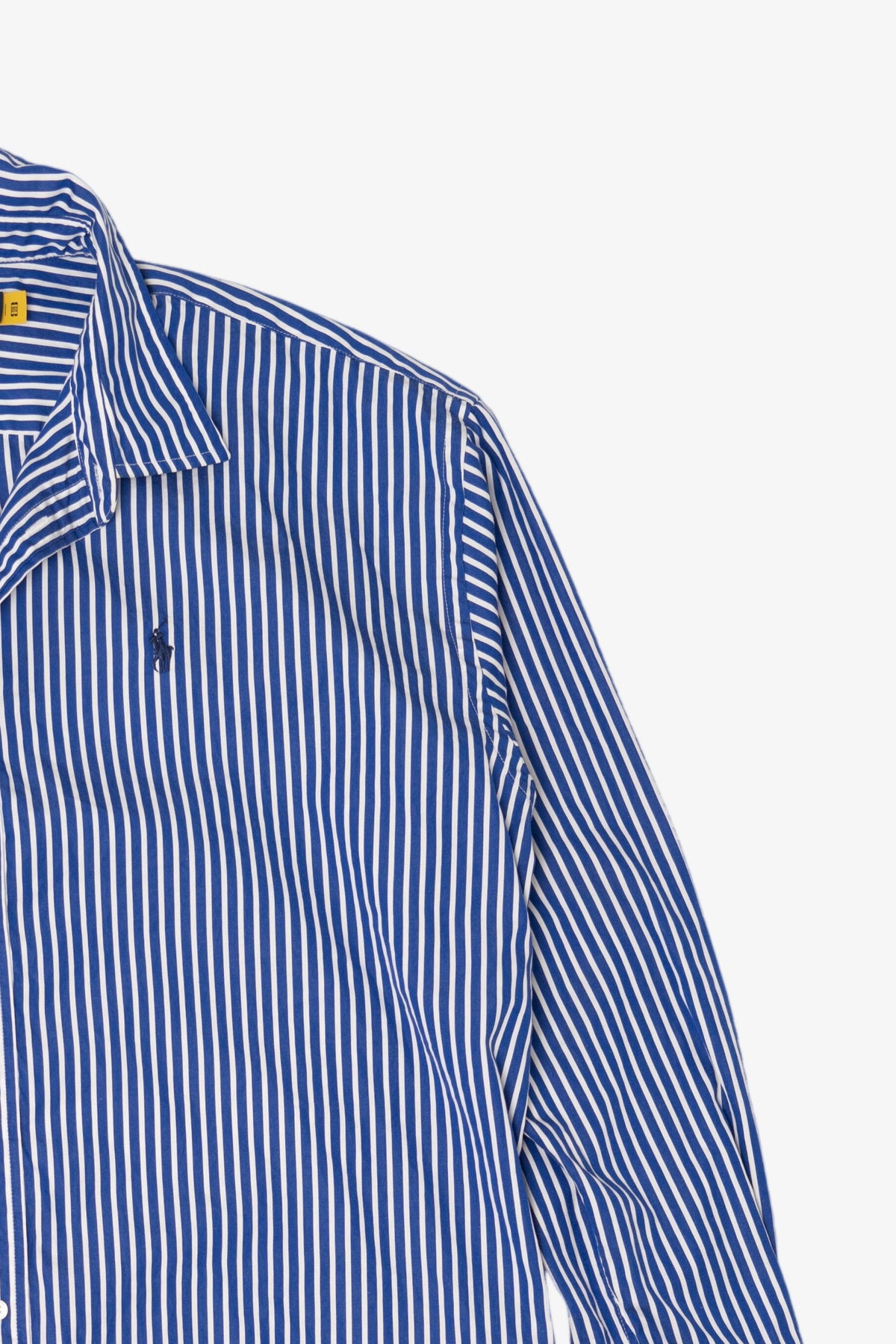 Blue Striped Polo By Ralph Lauren Long Button Up Shirt (2020s)