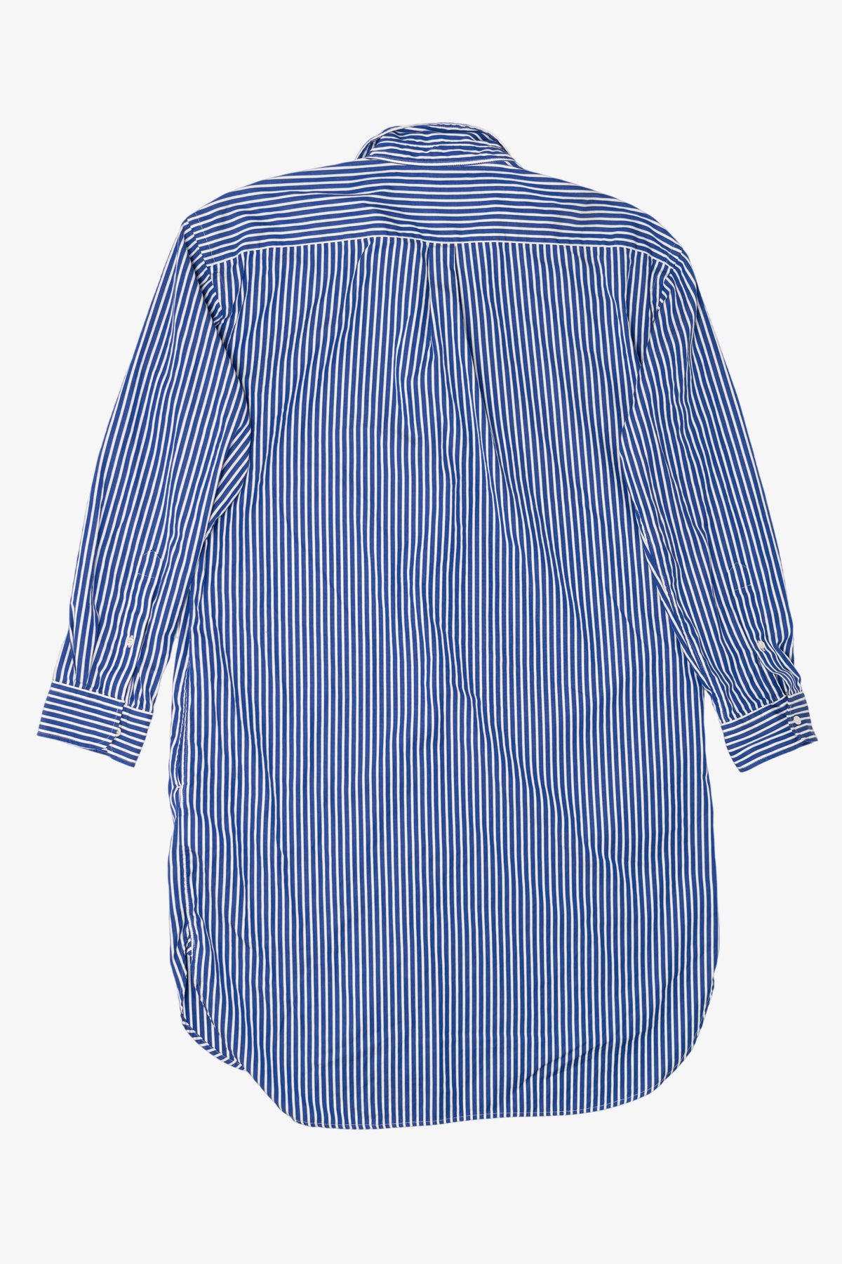 Blue Striped Polo By Ralph Lauren Long Button Up Shirt (2020s)