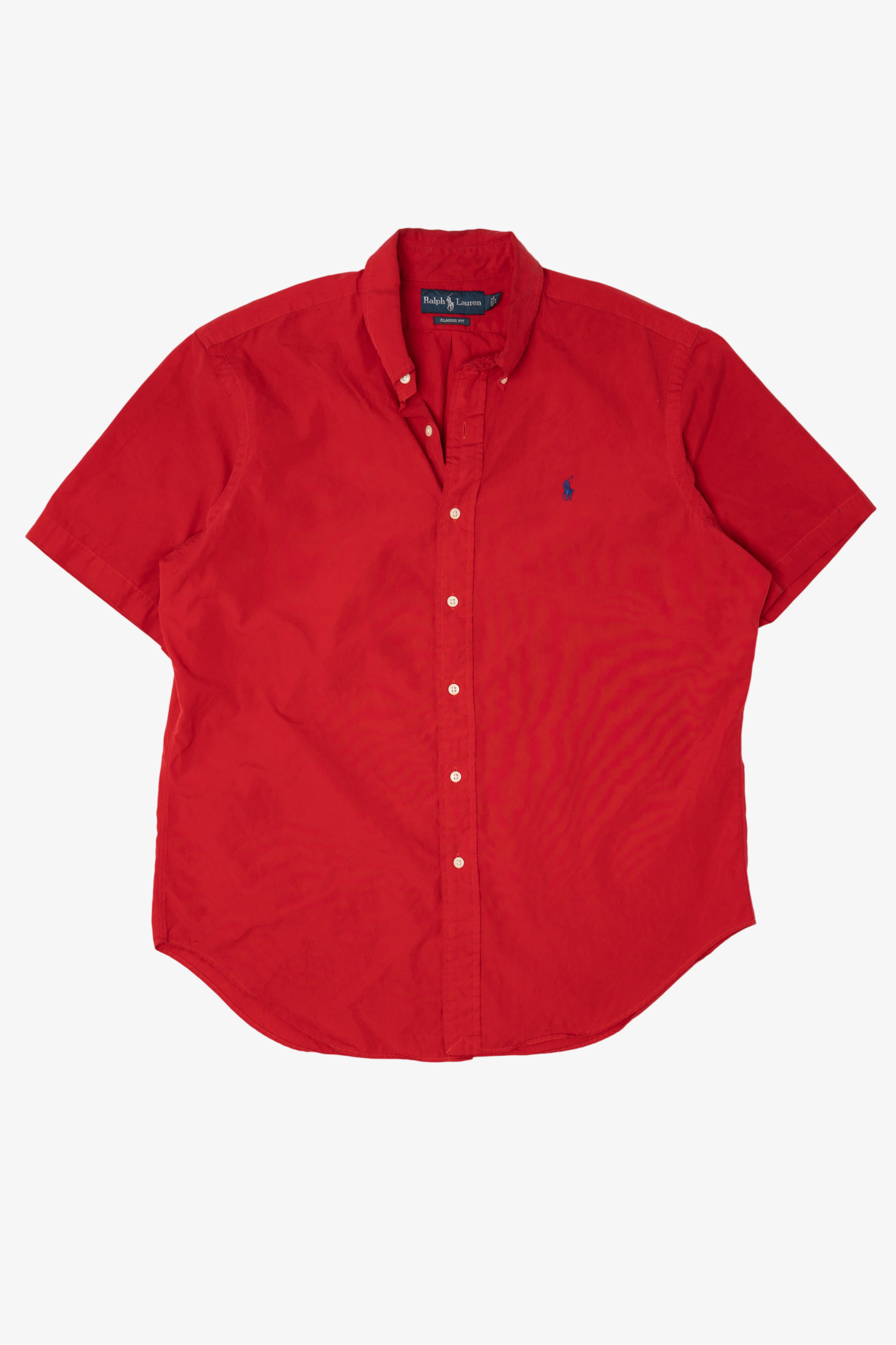 Vintage Red Ralph Lauren Button Up Shirt (1990s)
