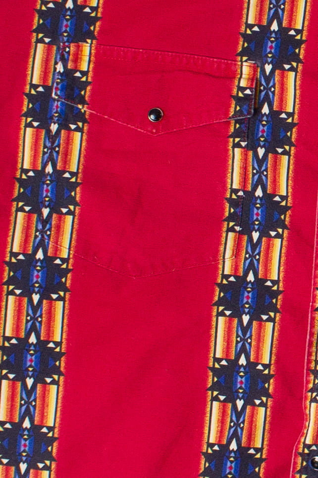 Vintage Snap Front Western Wrangler Button Up Shirt (1990s)