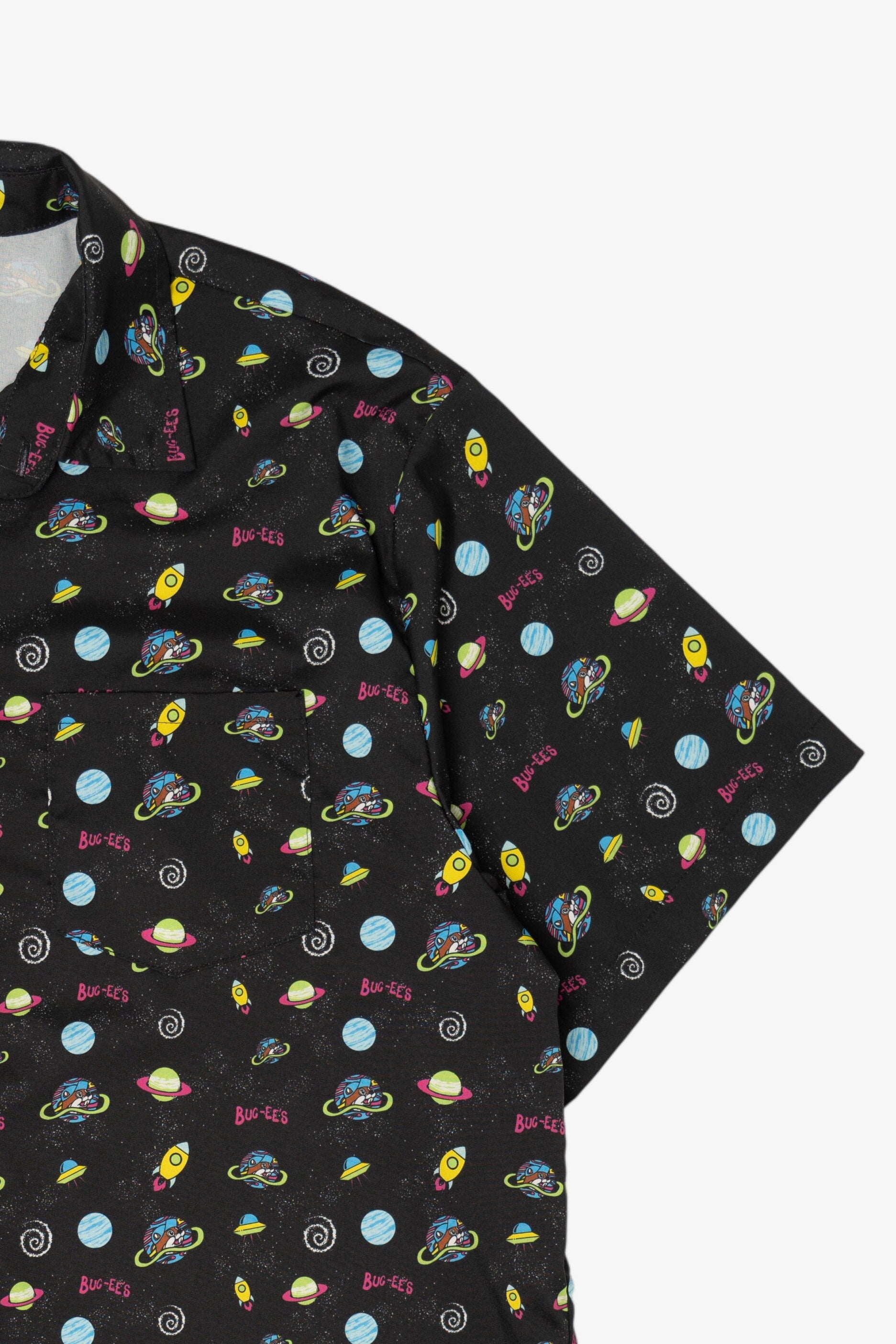 Buc-ee's Space Pattern Button Up Shirt (2020s)