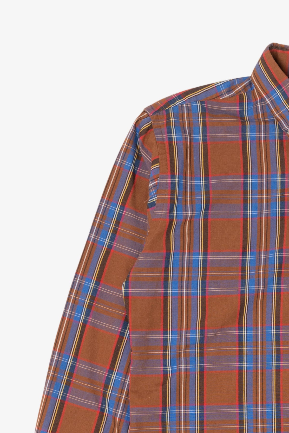 Vintage Brown Oakton Limited Plaid Button Up Shirt (1980s)