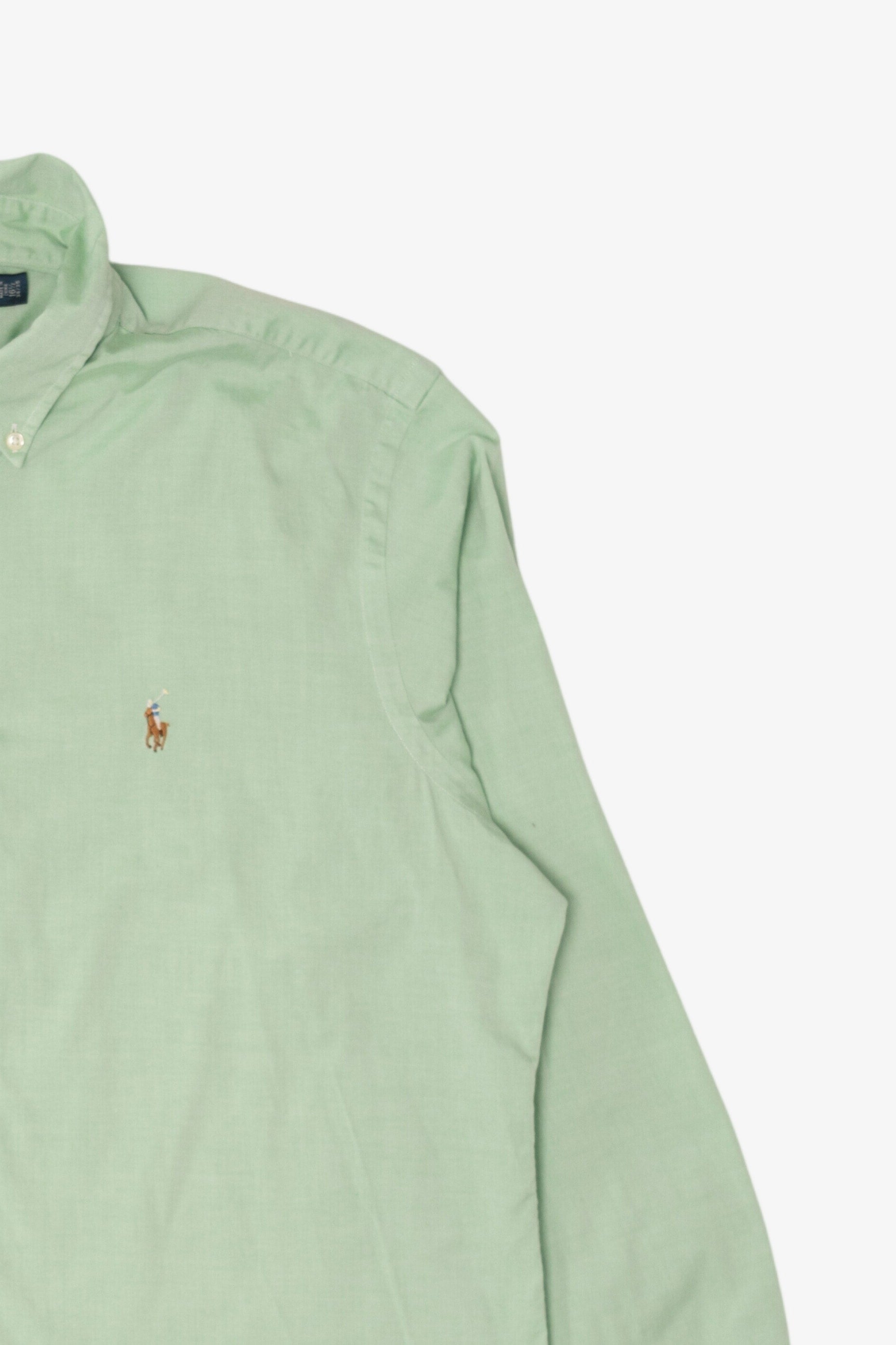 Vintage Light Green Ralph Lauren Button Up Shirt (1990s)