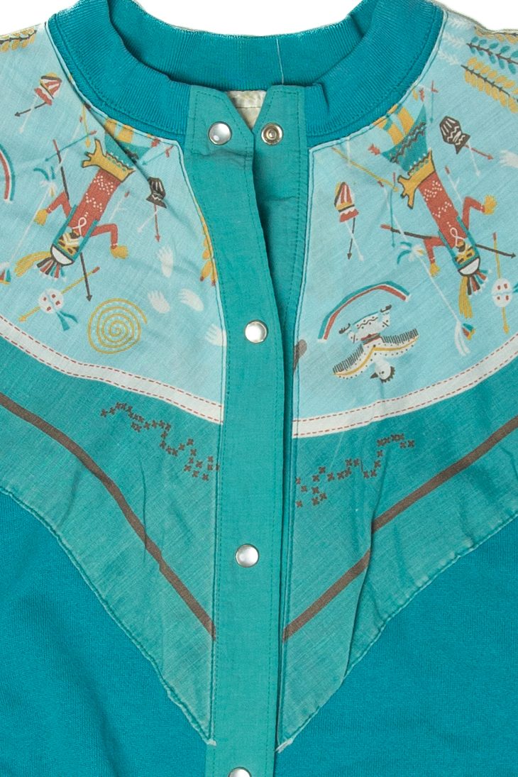 Vintage Sweats Appeal Native Button Up Shirt (1990s)
