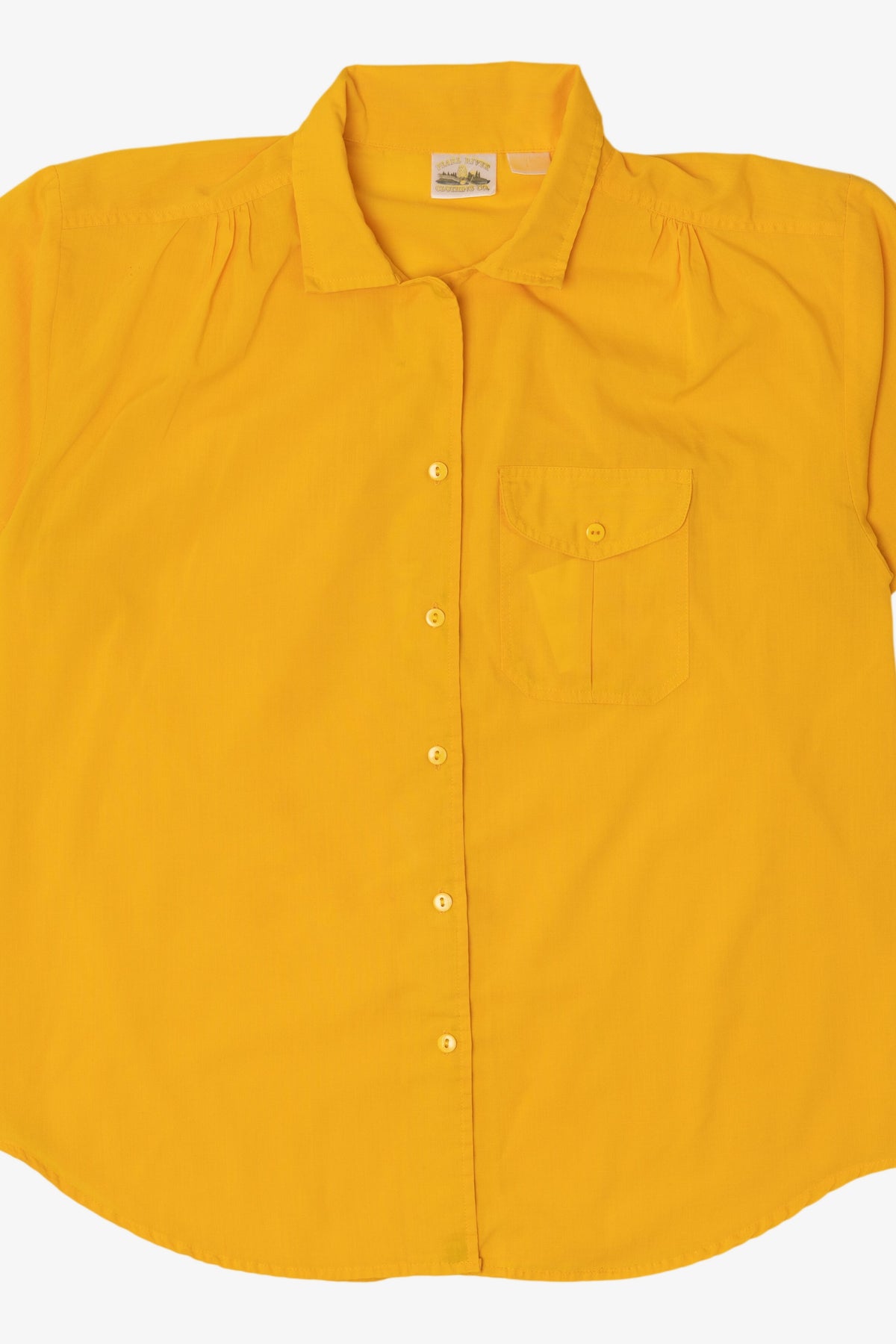 Vintage Yellow Pearl River Clothing Co. Button Up Pocket Shirt (1990s)