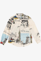 Shoe Girl European Illustration Print Shirt (2010s)