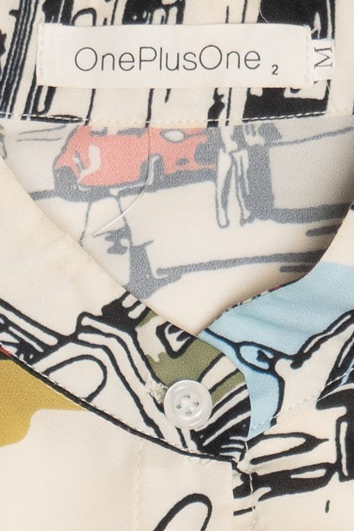 Shoe Girl European Illustration Print Shirt (2010s)