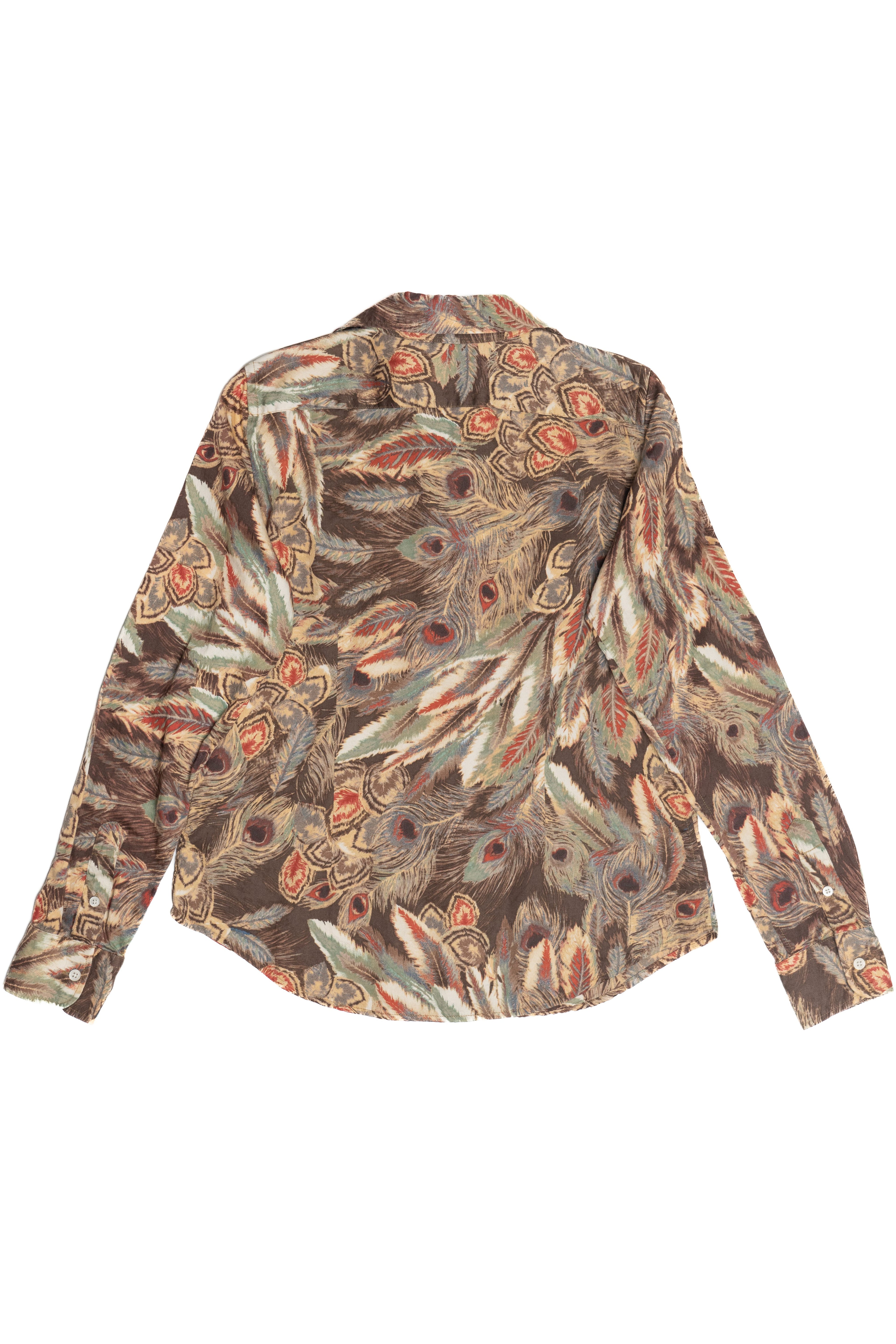 Vintage Ralph Lauren Feather Print Button Up Shirt (2000s)