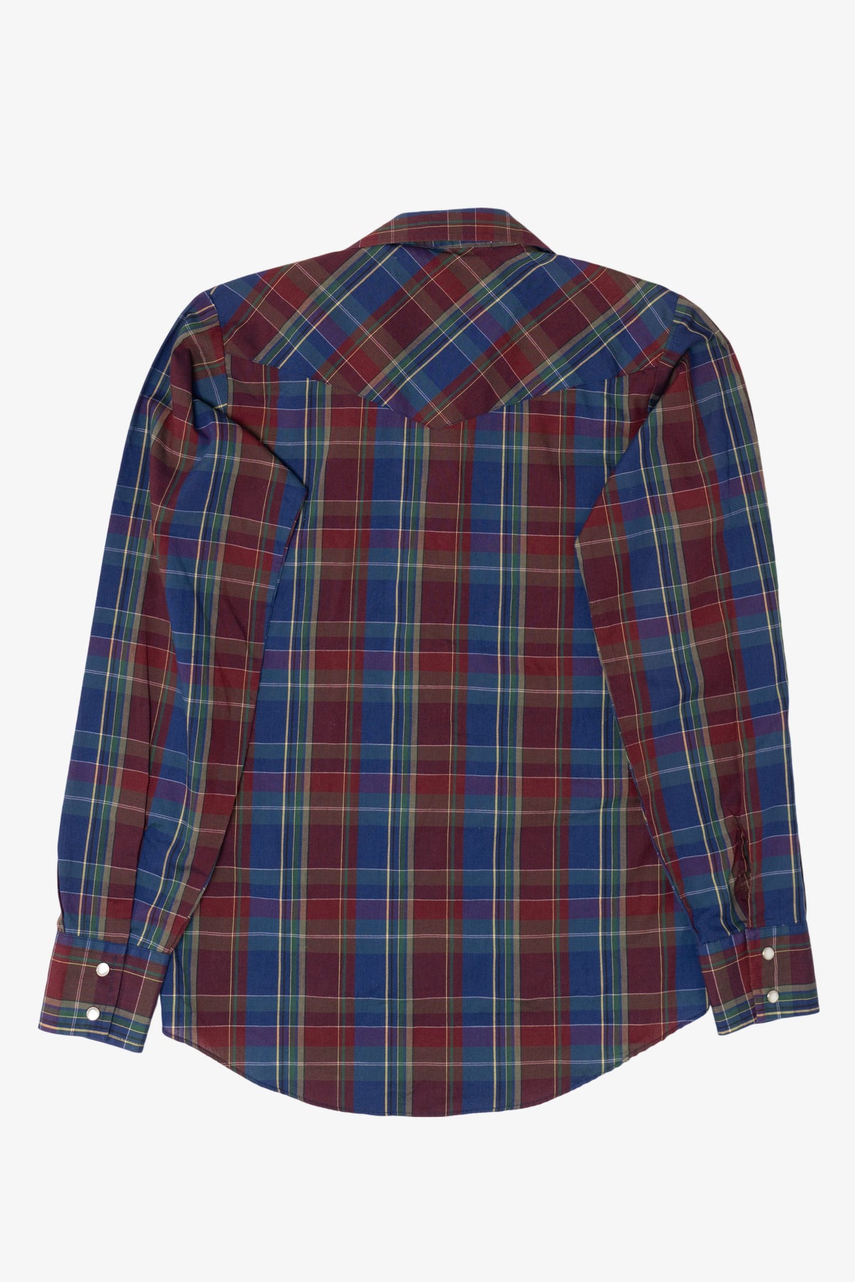 Vintage Plaid Ely Cattleman Button Up Shirt (1970s)
