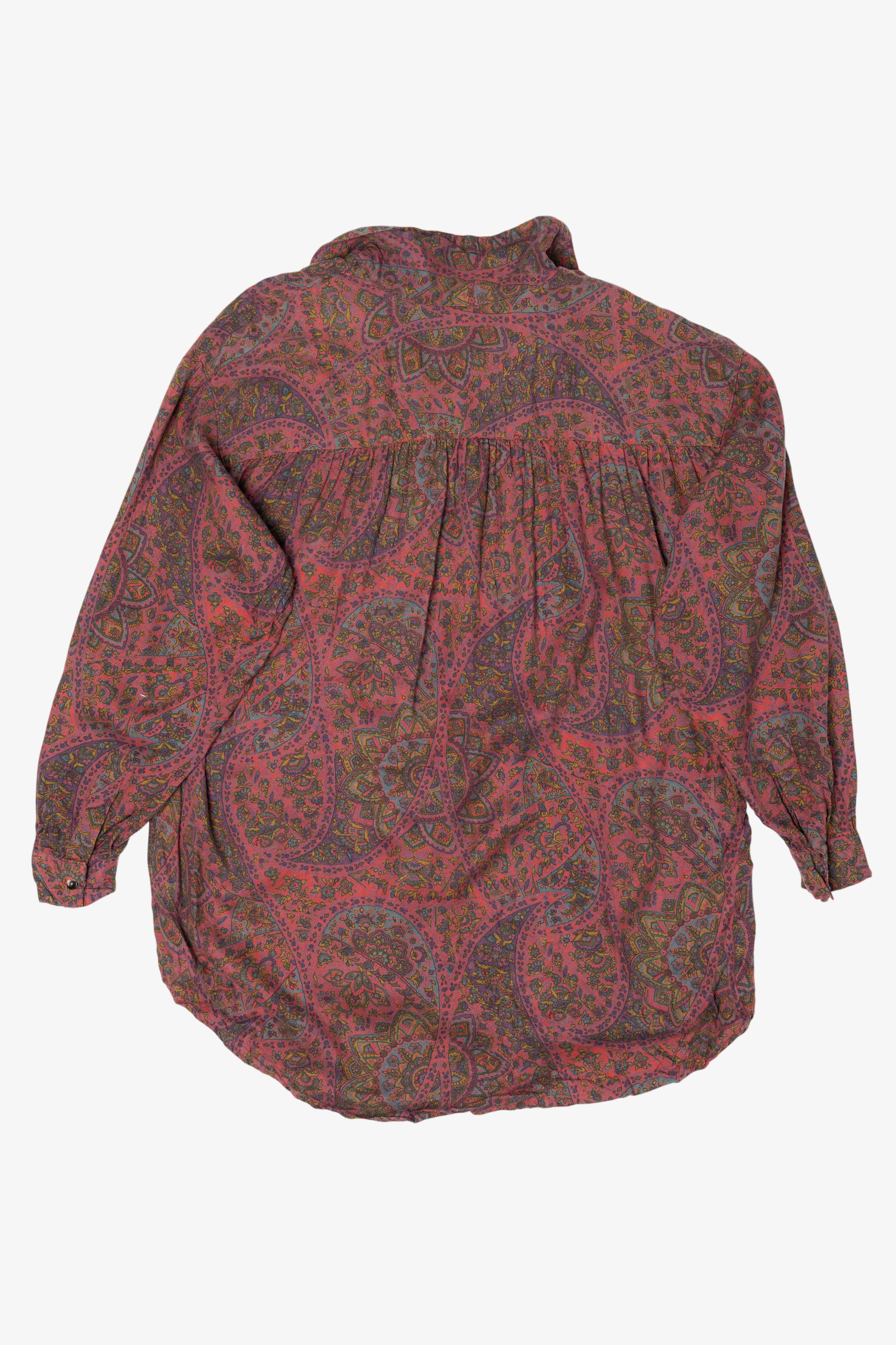 Vintage Psychedelic Paisley Gap Button Up Shirt (1990s)