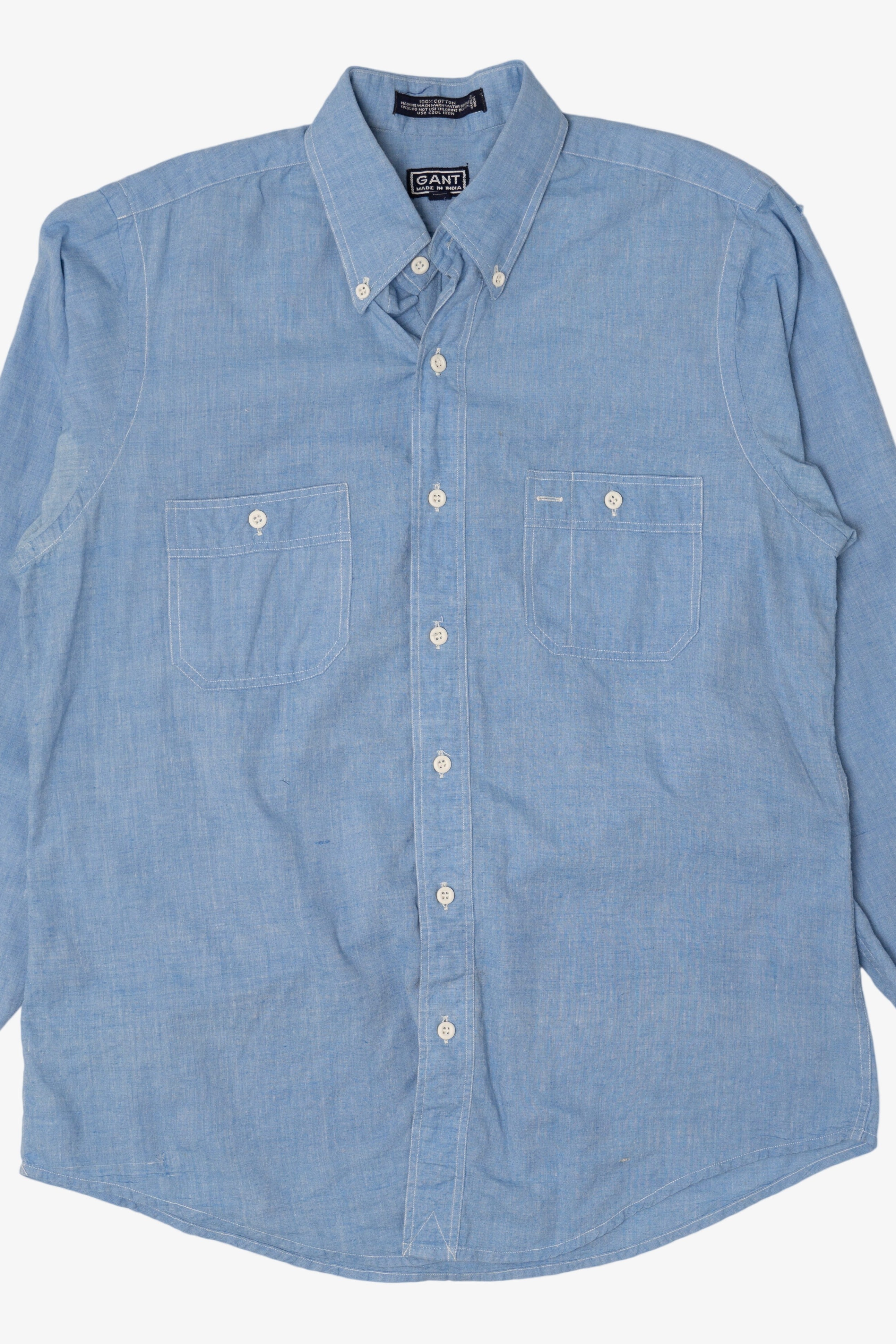 Vintage Light Blue Gant Button Up Shirt (1990s)