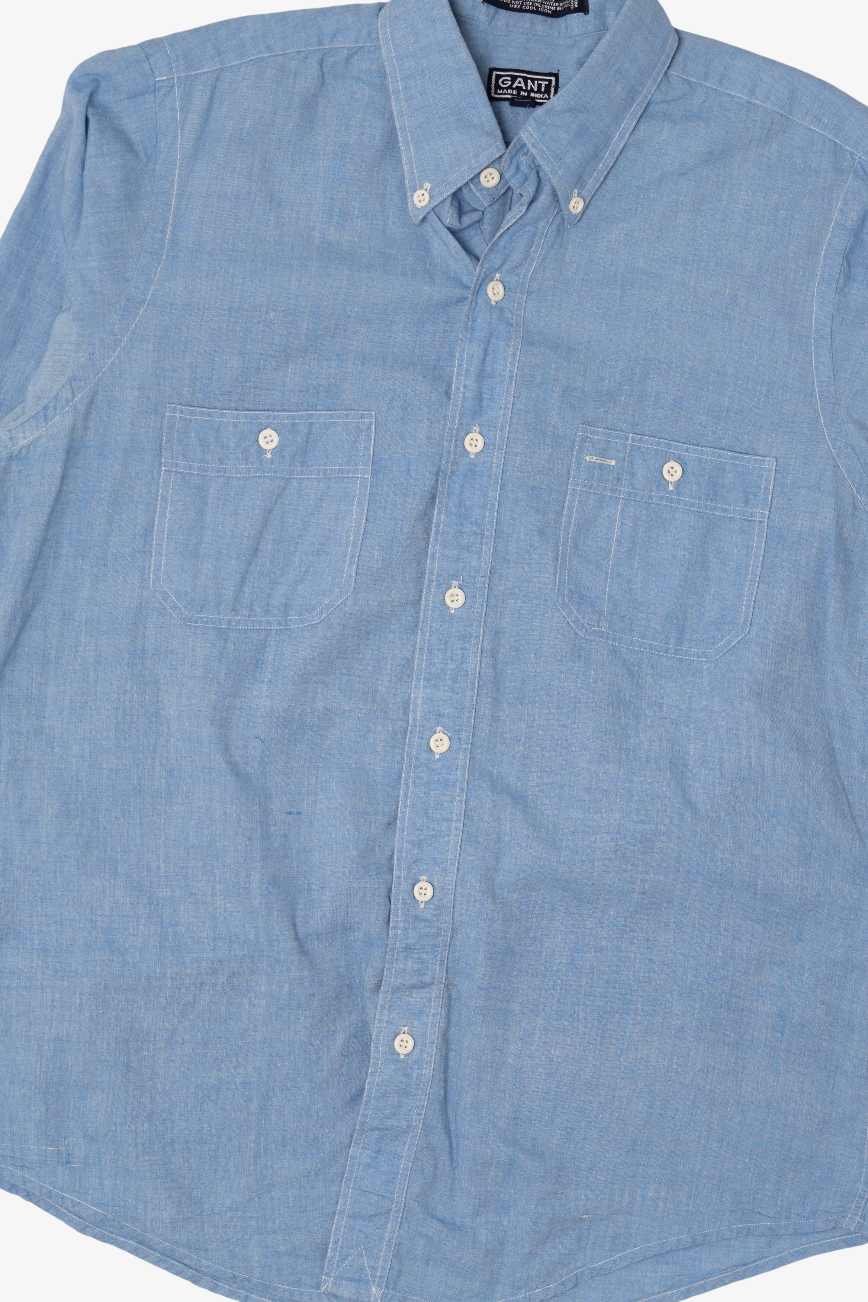 Vintage Light Blue Gant Button Up Shirt (1990s)